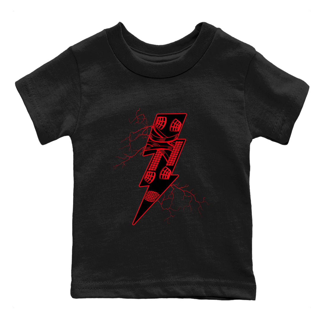 Thunder Kick snkmatch Tees Kids - Air Jordan 4 Red Thunder