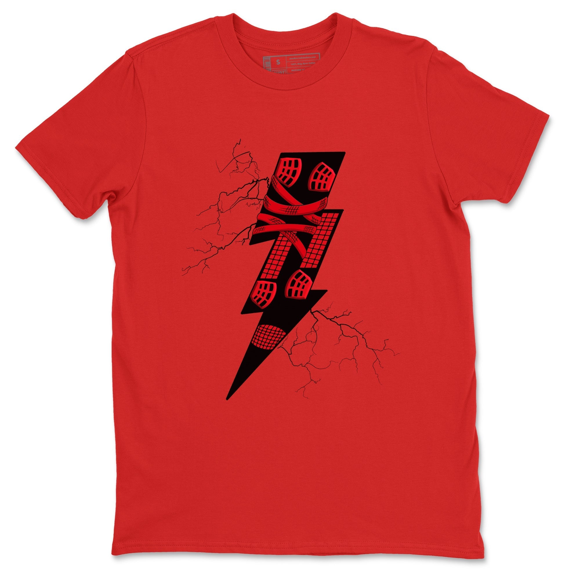 Thunder Kick snkmatch Tees - Air Jordan 4 Red Thunder