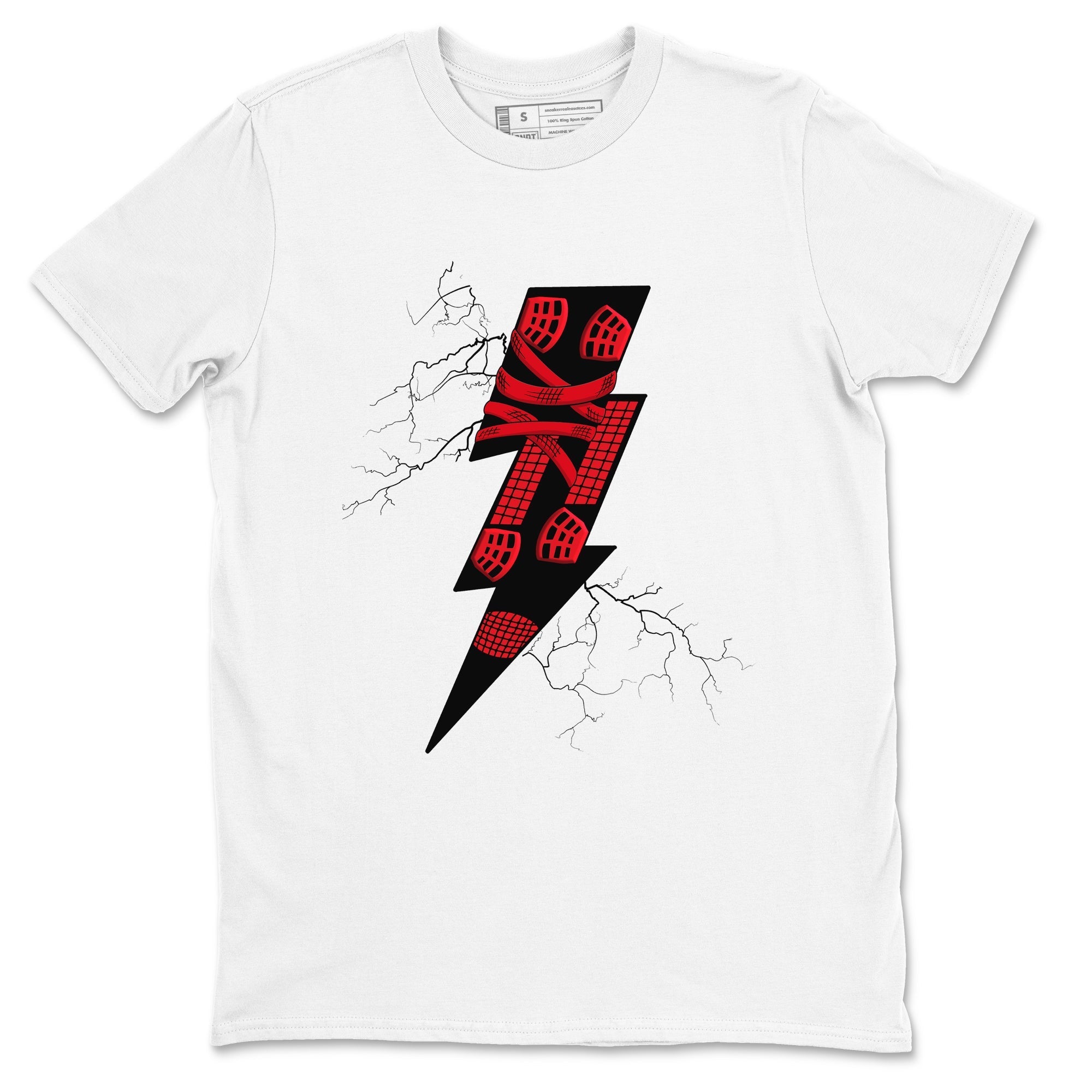Thunder Kick snkmatch Tees - Air Jordan 4 Red Thunder