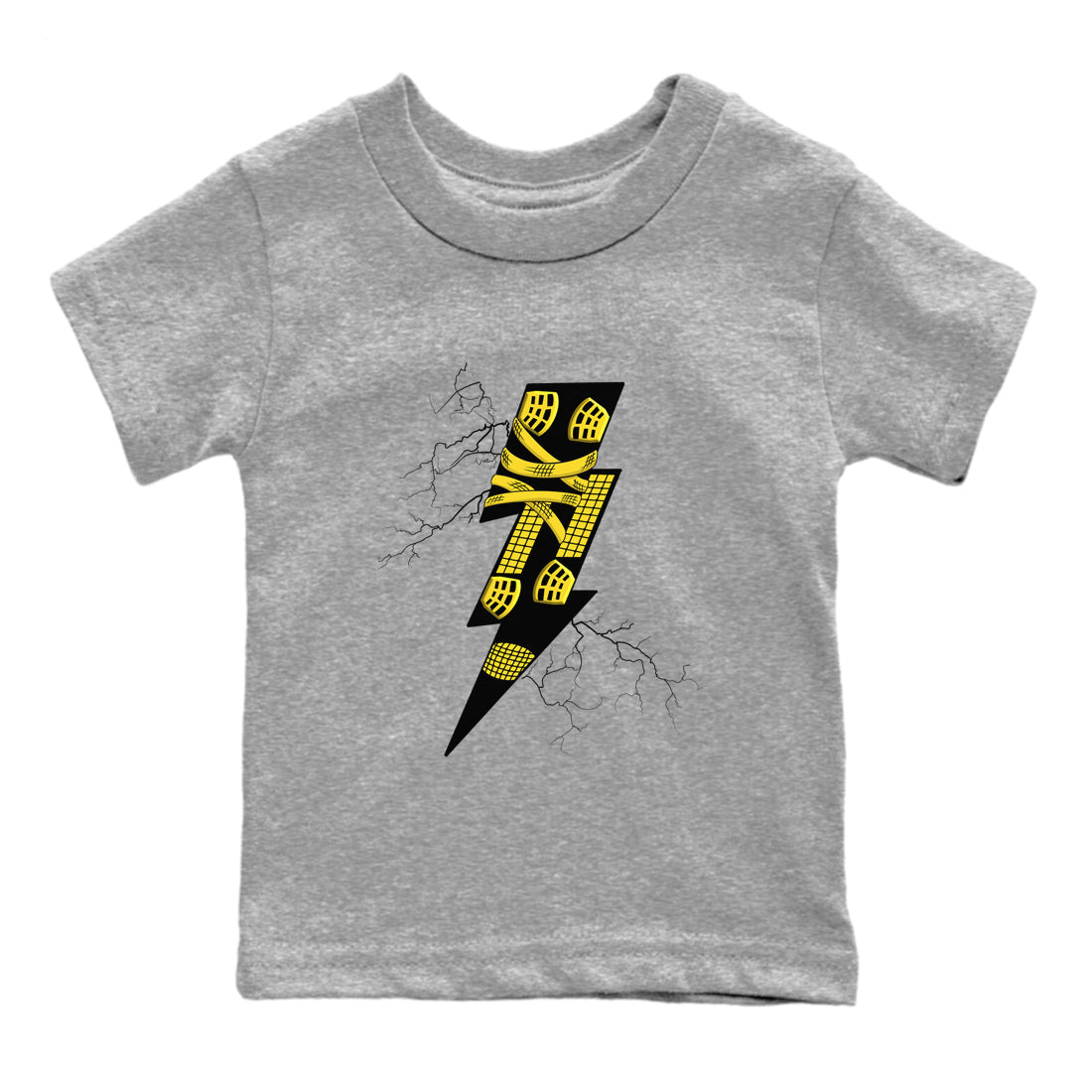 Thunder Kick snkmatch Tees Kids - Air Jordan 4 Thunder