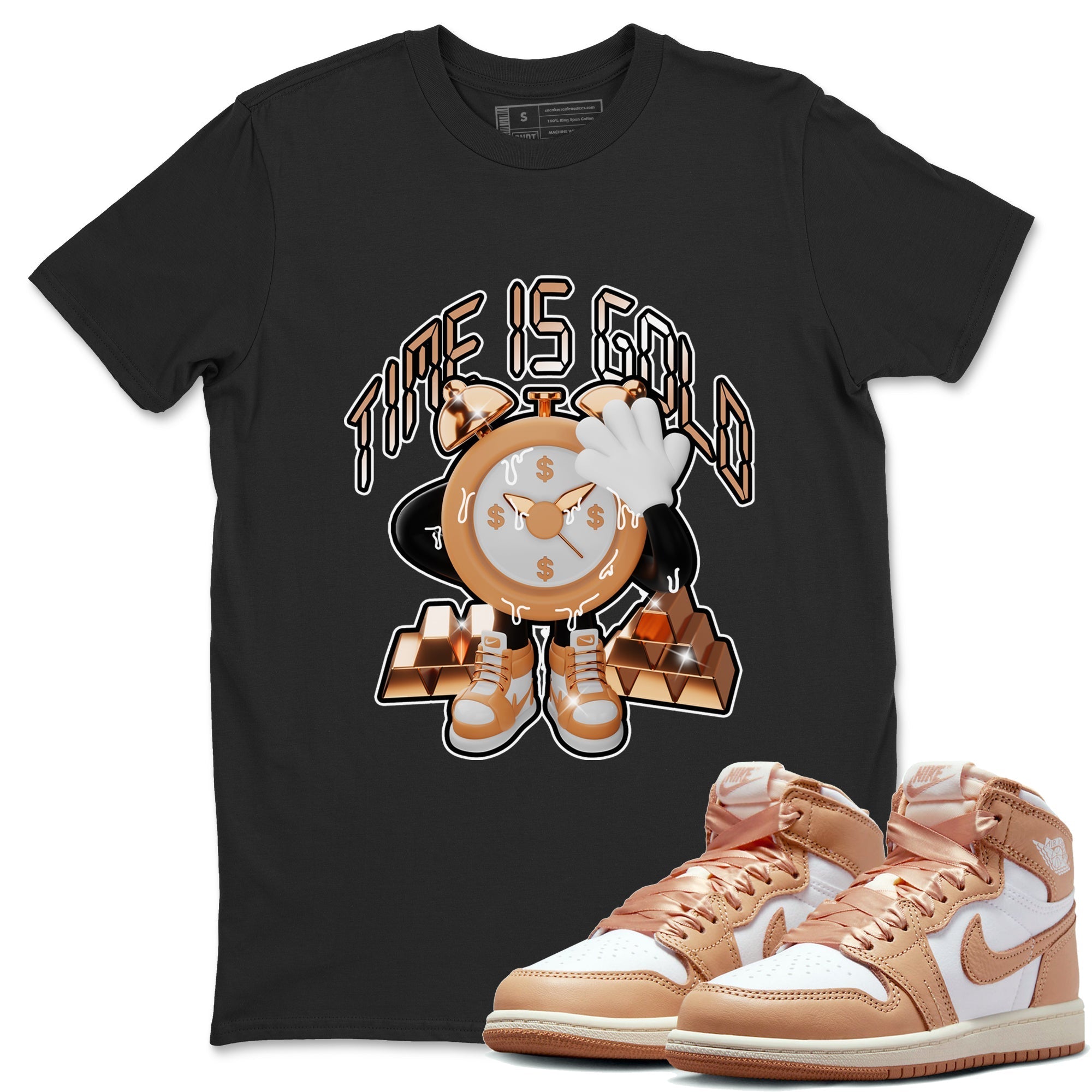 Time Is Gold snkmatch Tee - Air Jordan 1 Praline