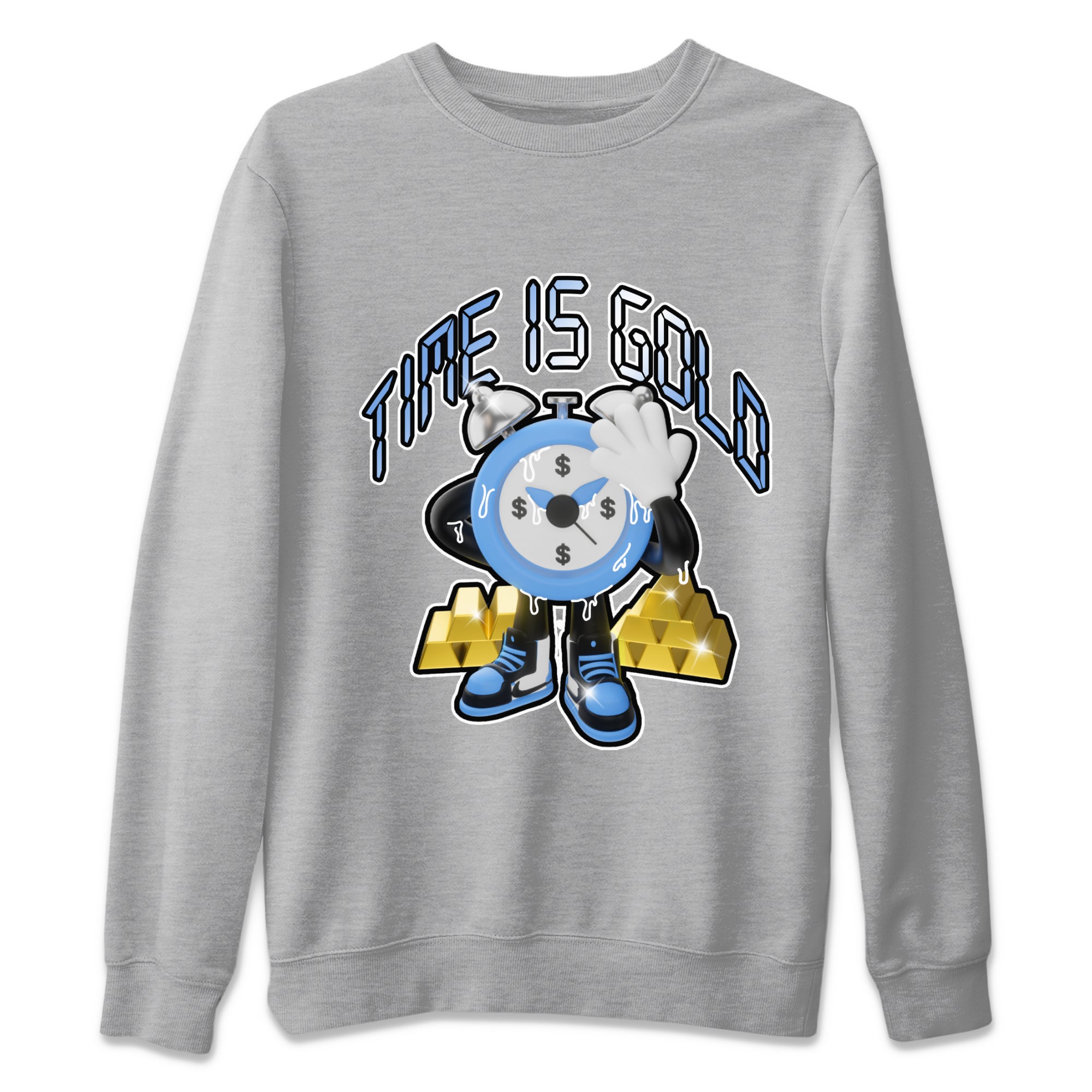 Time Is Gold snkmatch Tee - Air Jordan 1 UNC Toe