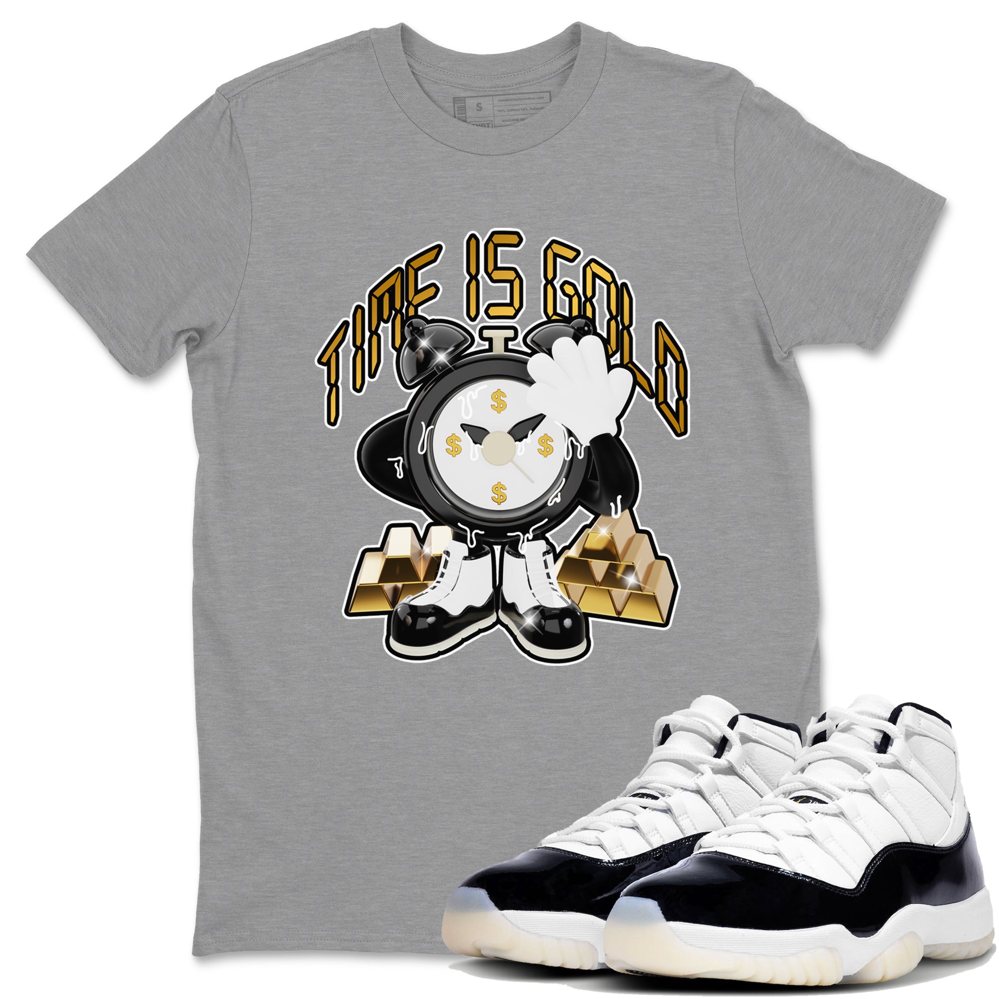 Time Is Gold snkmatch Tee - Air Jordan 11 Gratitude