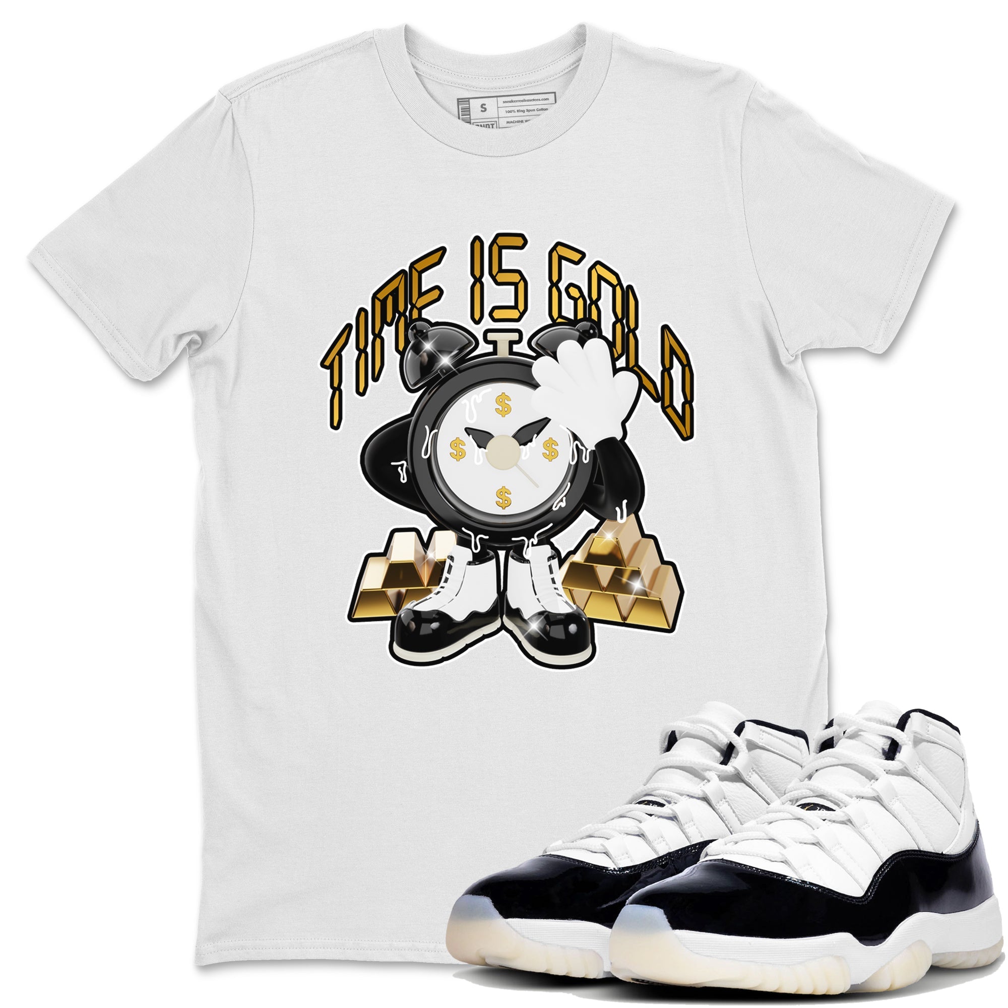 Time Is Gold snkmatch Tee - Air Jordan 11 Gratitude