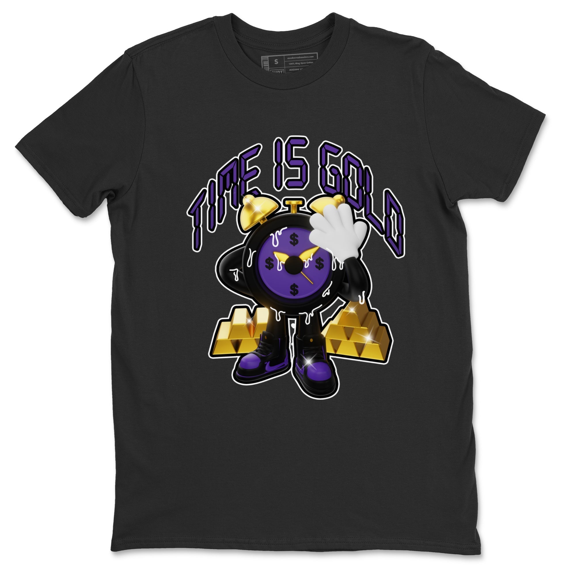 Time Is Gold snkmatch Tee - Air Jordan 12 Field Purple