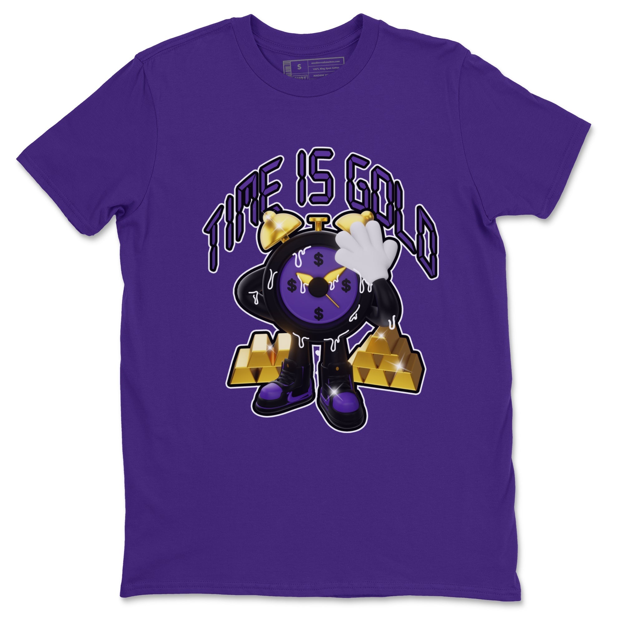 Time Is Gold snkmatch Tee - Air Jordan 12 Field Purple