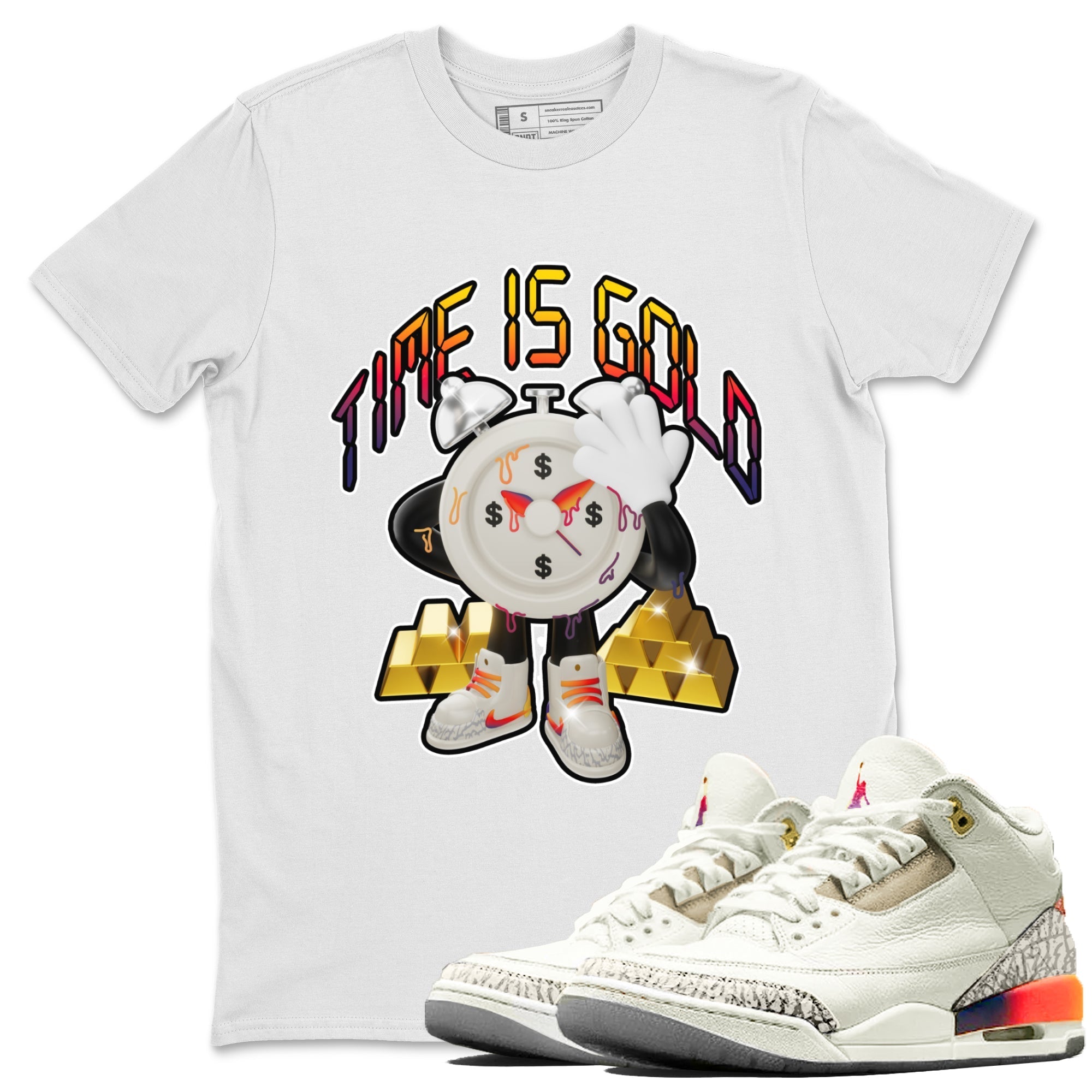 Time Is Gold snkmatch Tee - Air Jordan 3 J Balvin