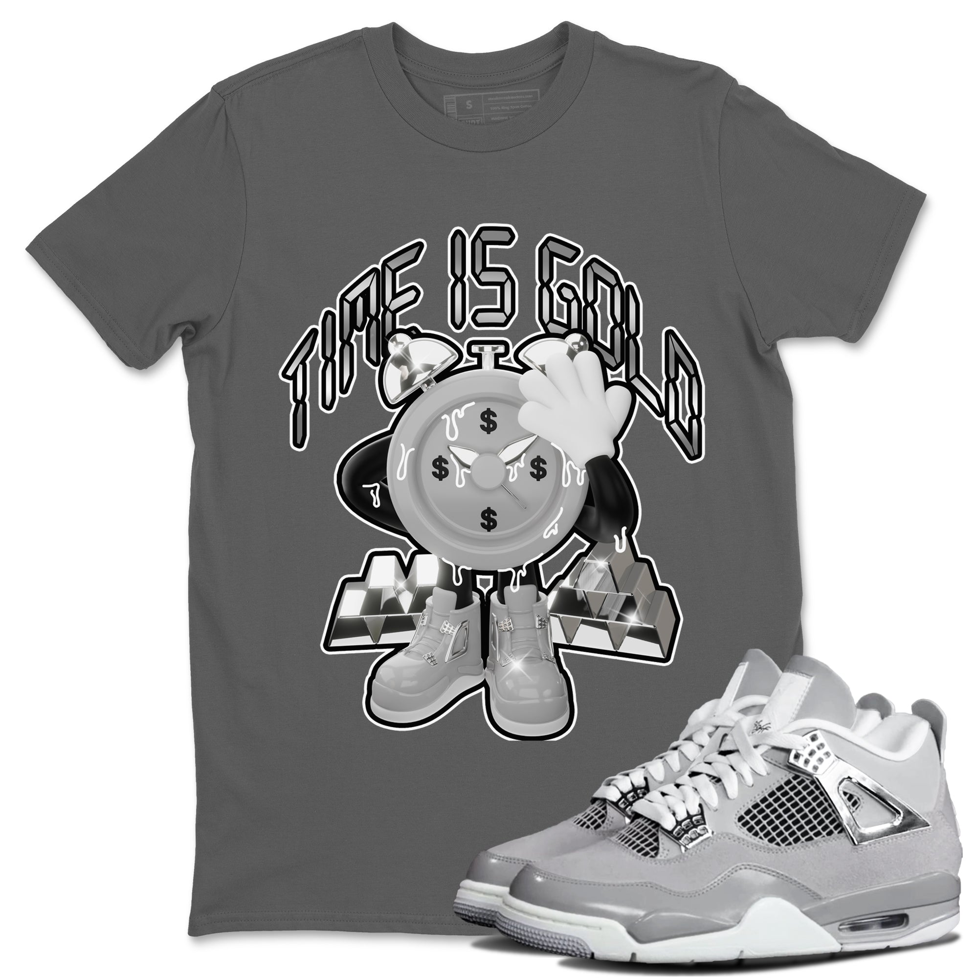 Time Is Gold snkmatch Tee - Air Jordan 4 Frozen Moments