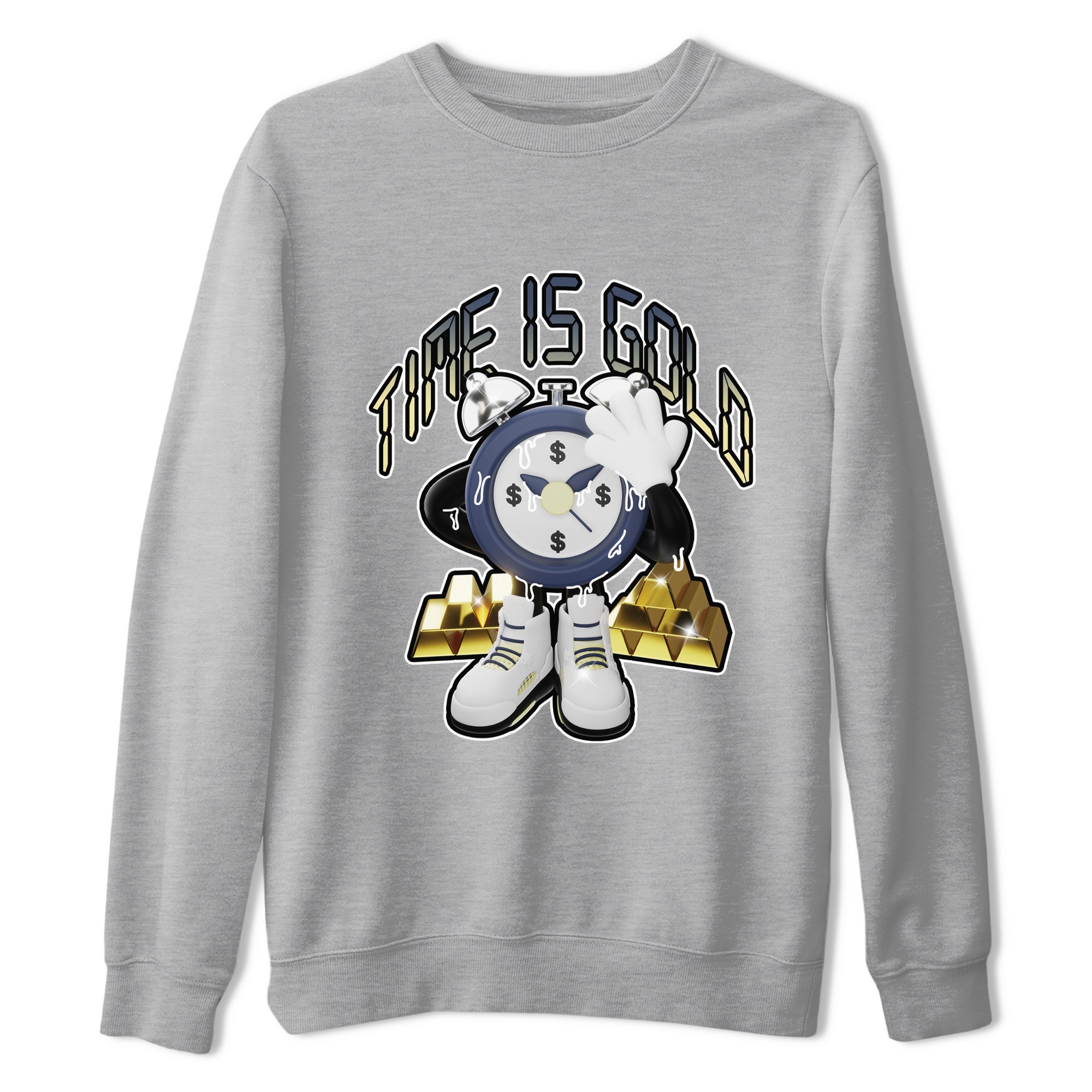 Time Is Gold snkmatch Tee - Air Jordan 5 A Ma Maniere x Photon Dust