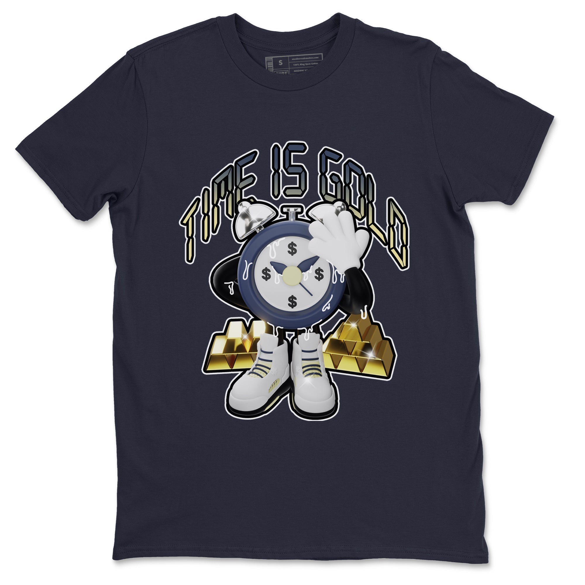 Time Is Gold snkmatch Tee - Air Jordan 5 A Ma Maniere x Photon Dust