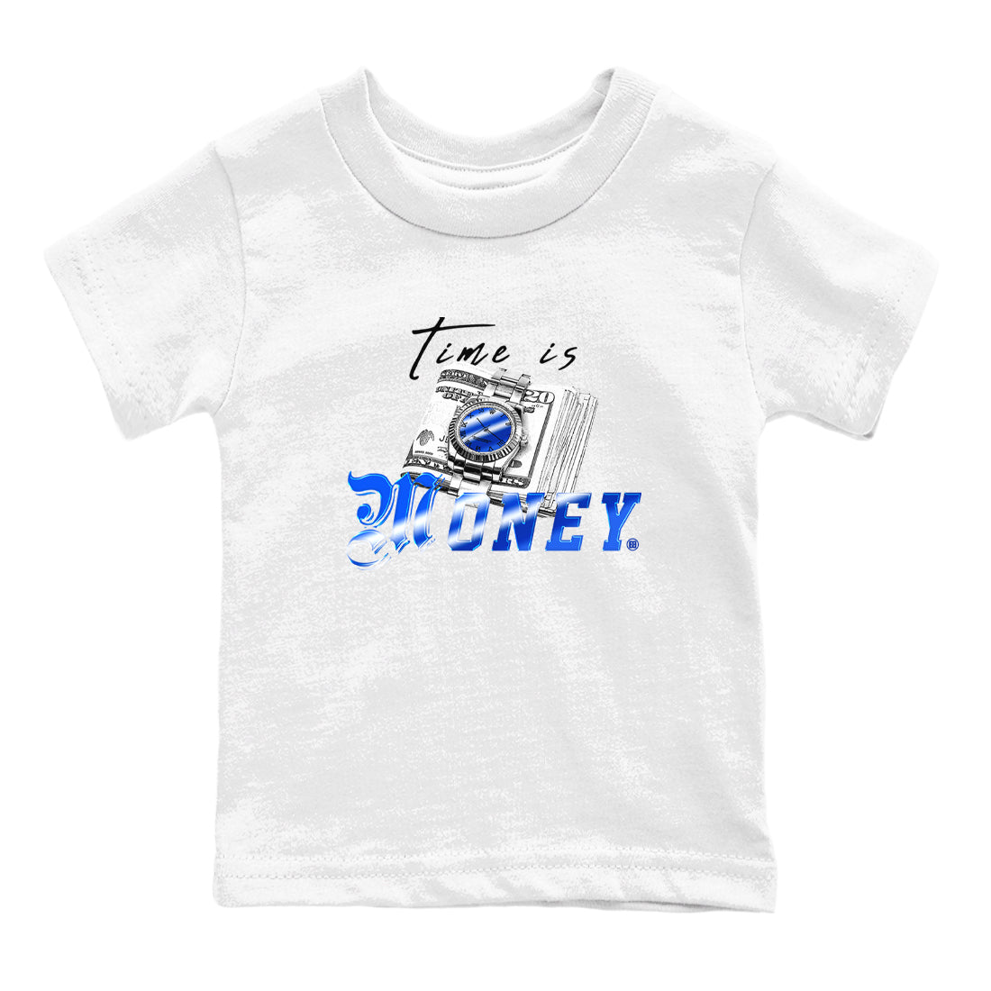 Time Is Money snkmatch Tees Kids - Air Foamposite One Royal