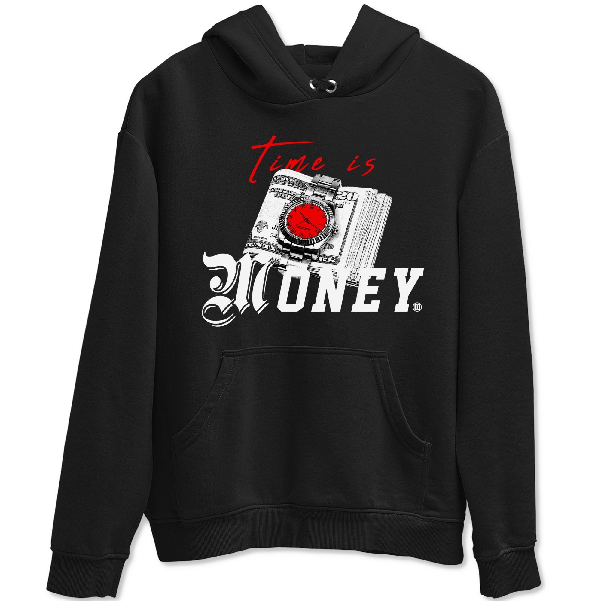 Time Is Money snkmatch Tees - Air Jordan 4 Bred Reimagined