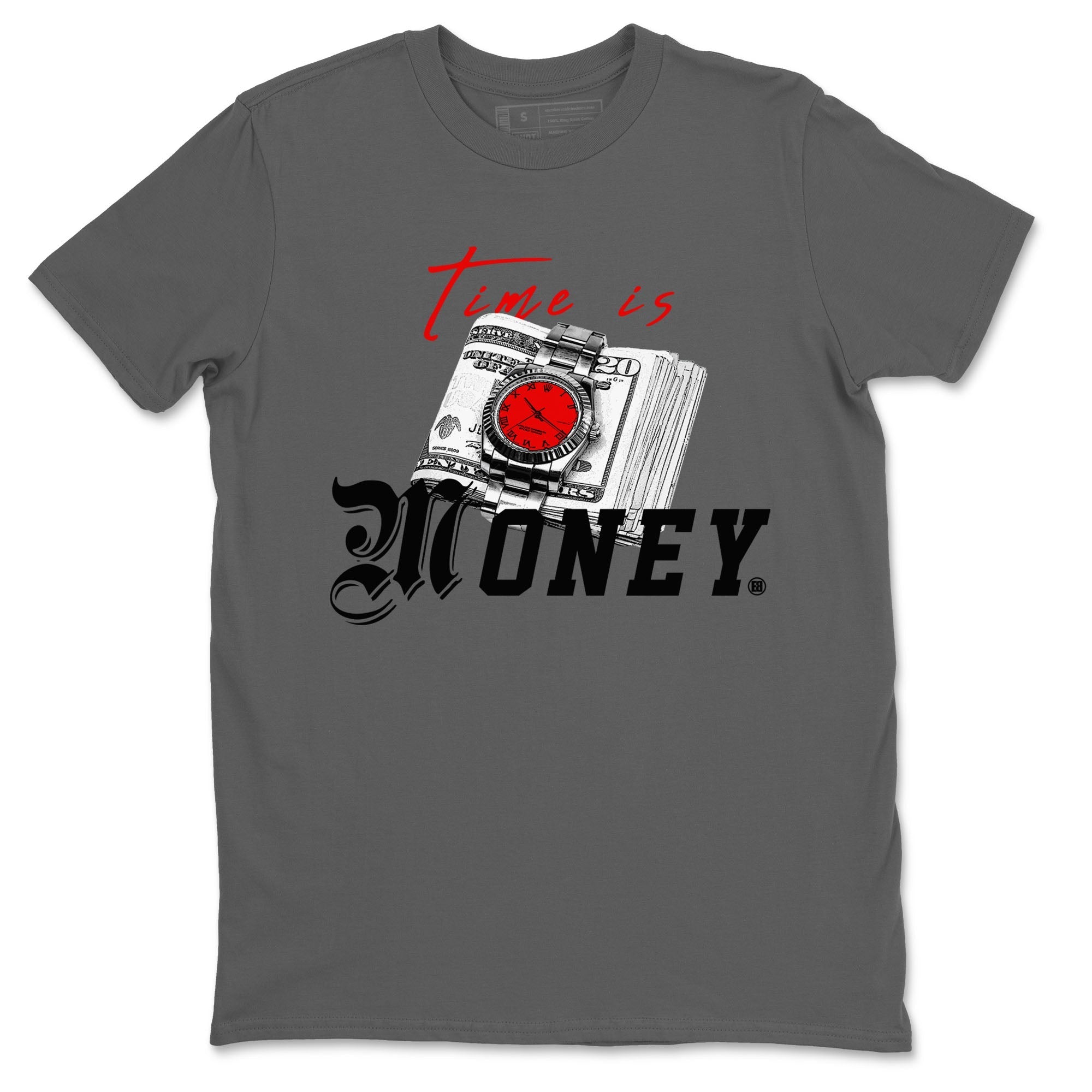 Time Is Money snkmatch Tees - Air Jordan 4 Bred Reimagined