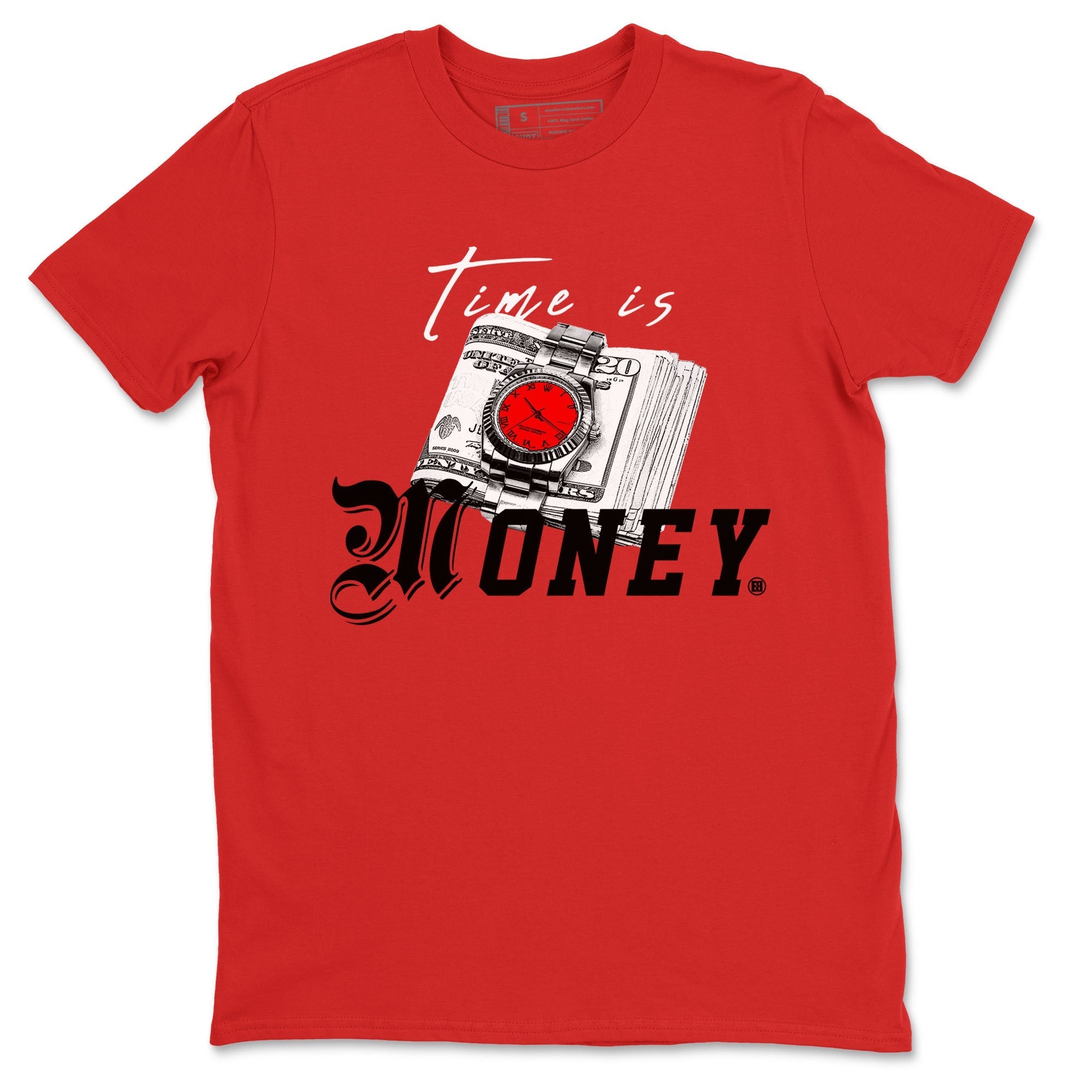Time Is Money snkmatch Tees - Air Jordan 4 Bred Reimagined