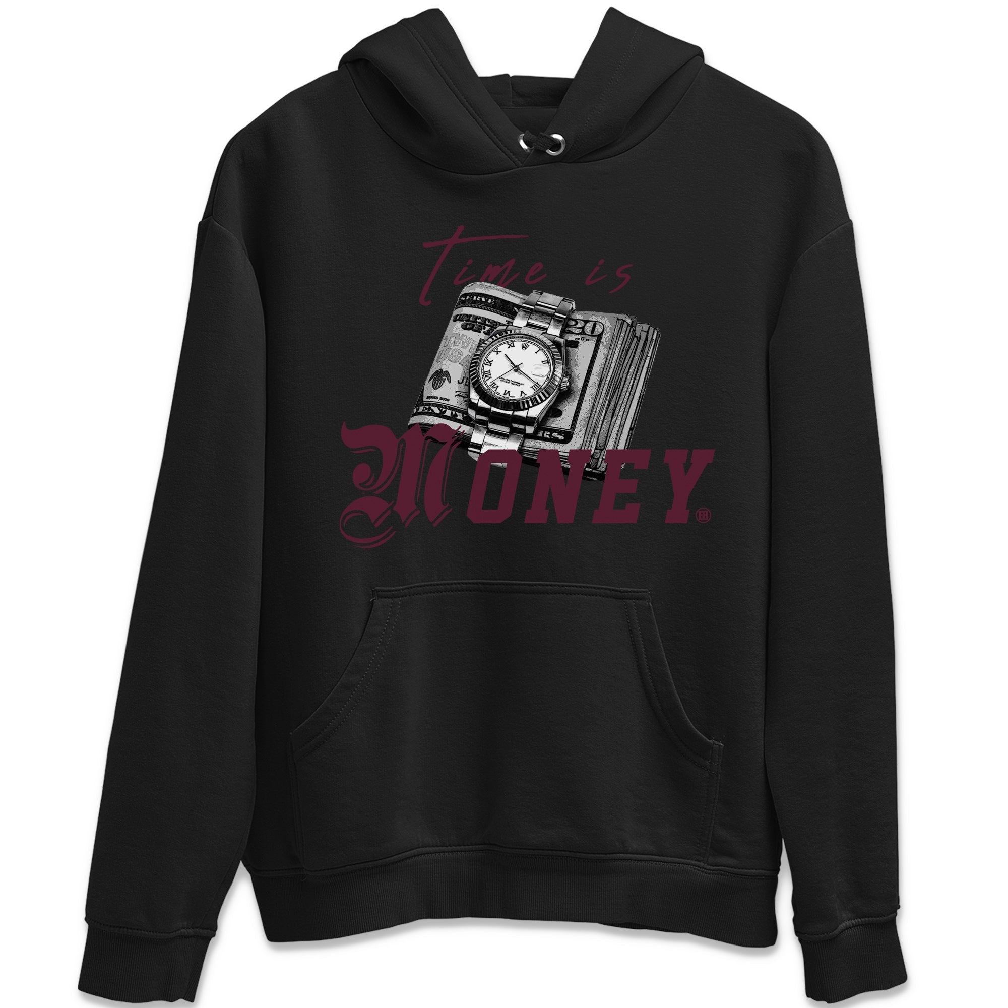 Time Is Money Unisex Tops - Air Jordan 5 Burgundy