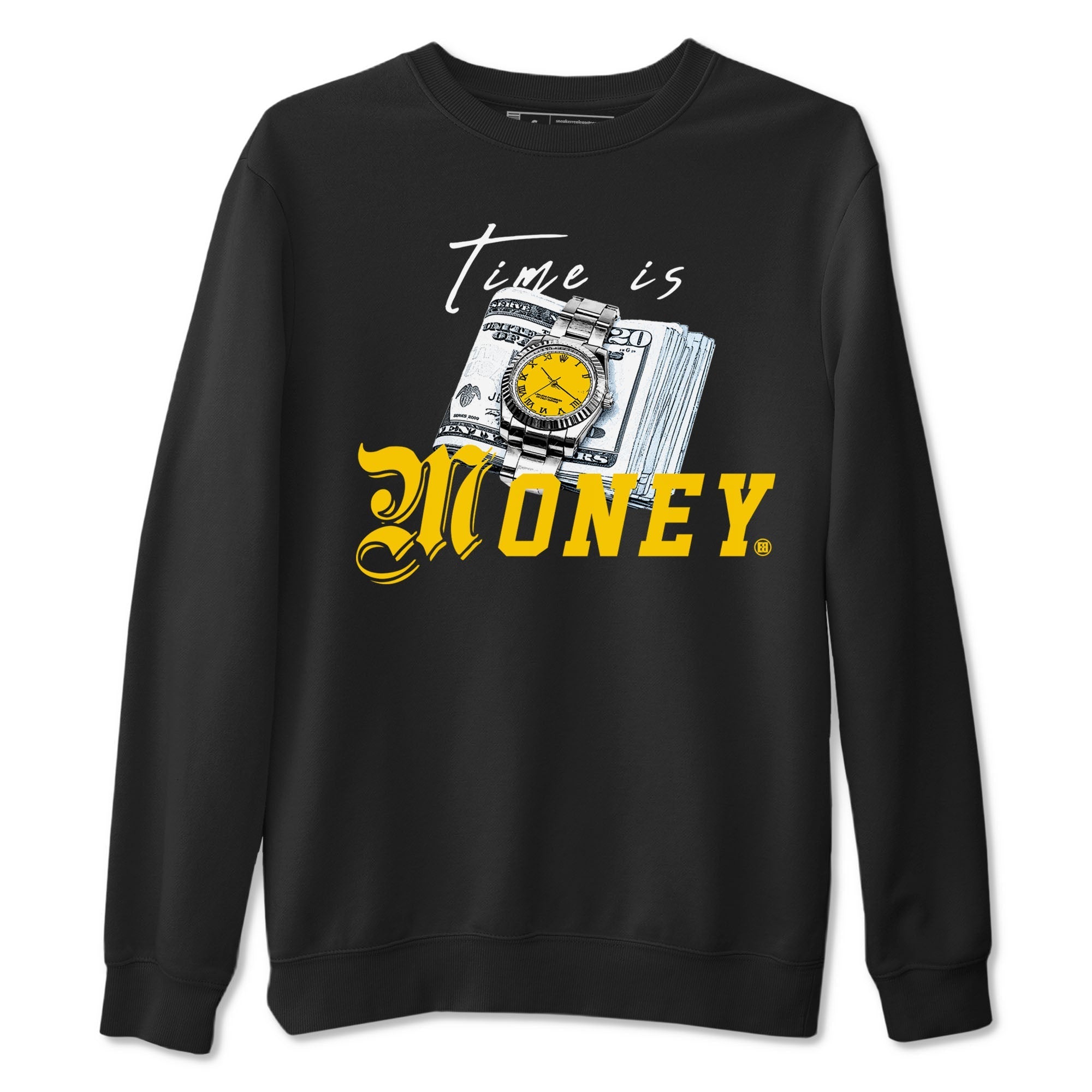 Time Is Money snkmatch Tees - Air Jordan 6 Yellow Ochre