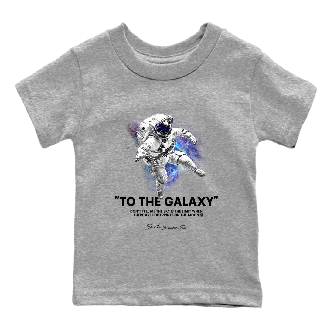 To The Galaxy snkmatch Tees Kids - Air Foamposite One Galaxy