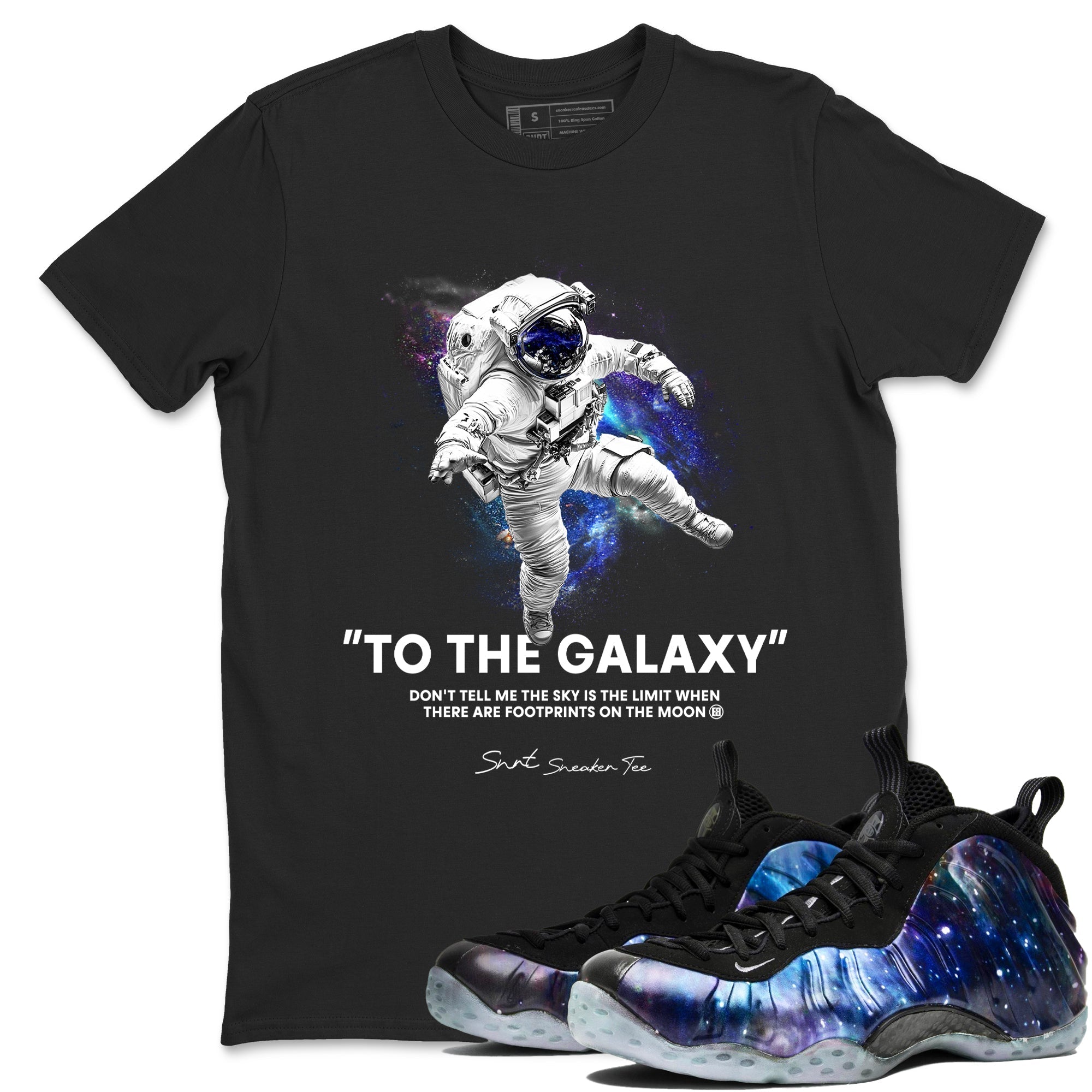 To The Galaxy snkmatch Tees - Air Foamposite One Galaxy