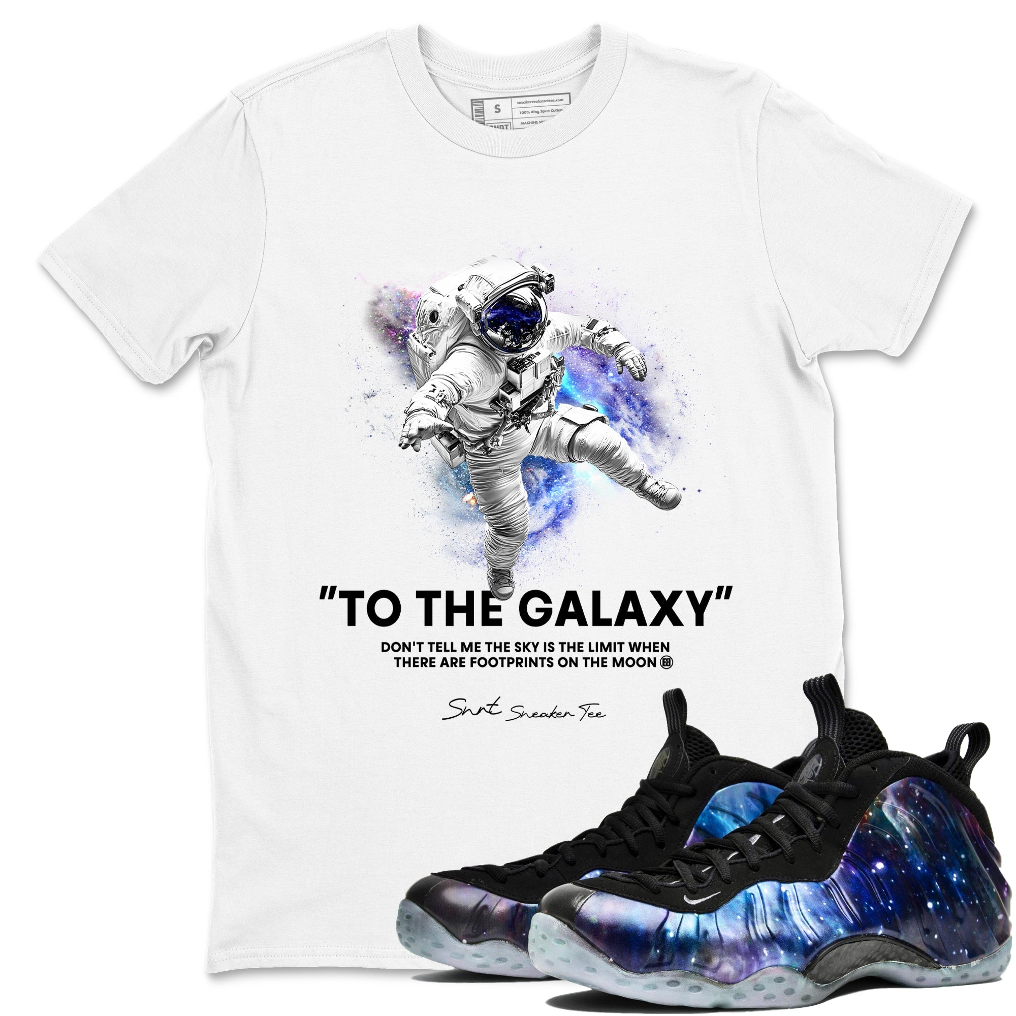 To The Galaxy snkmatch Tees - Air Foamposite One Galaxy
