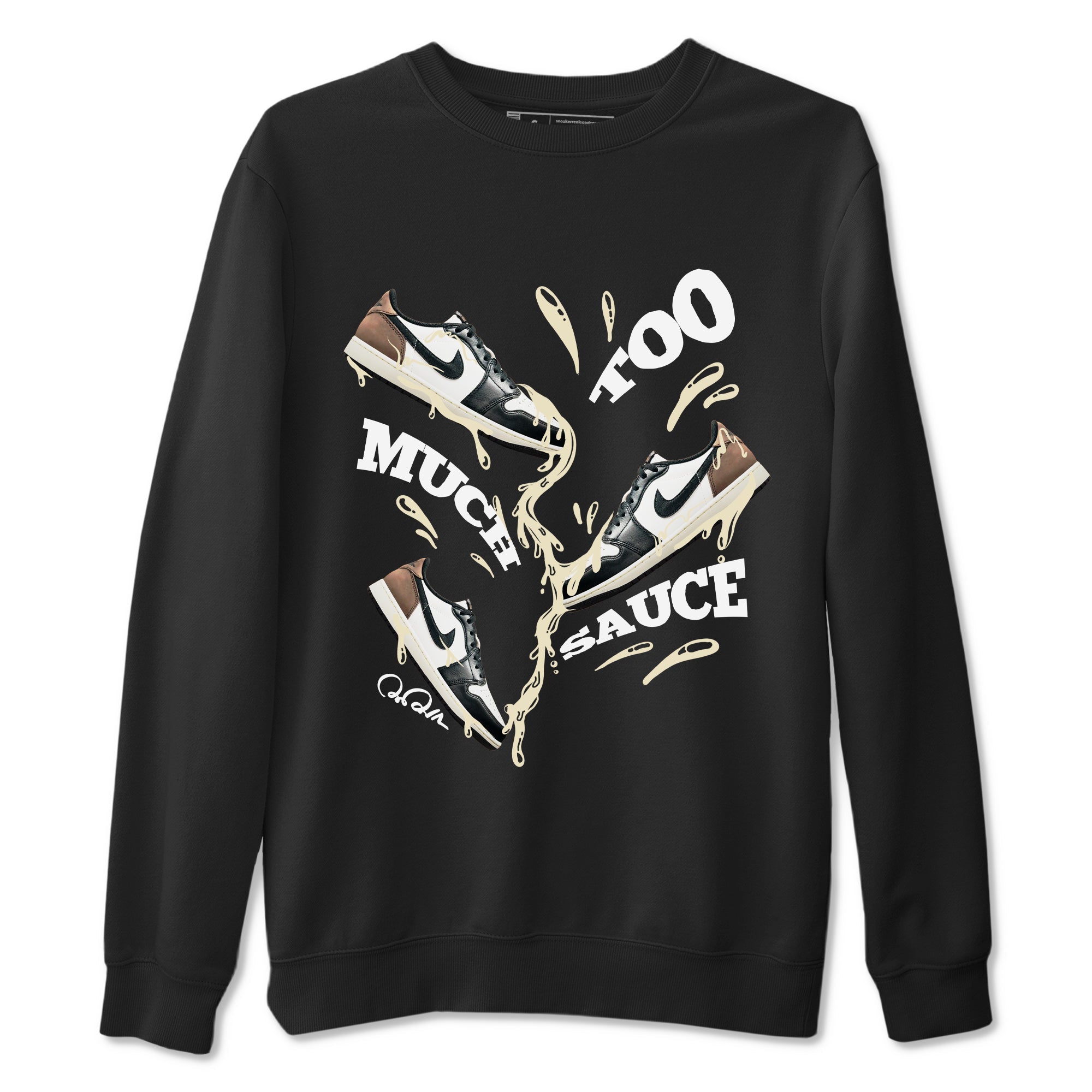 Too Much Sauce snkmatch Tees - Air Jordan 1 Mocha