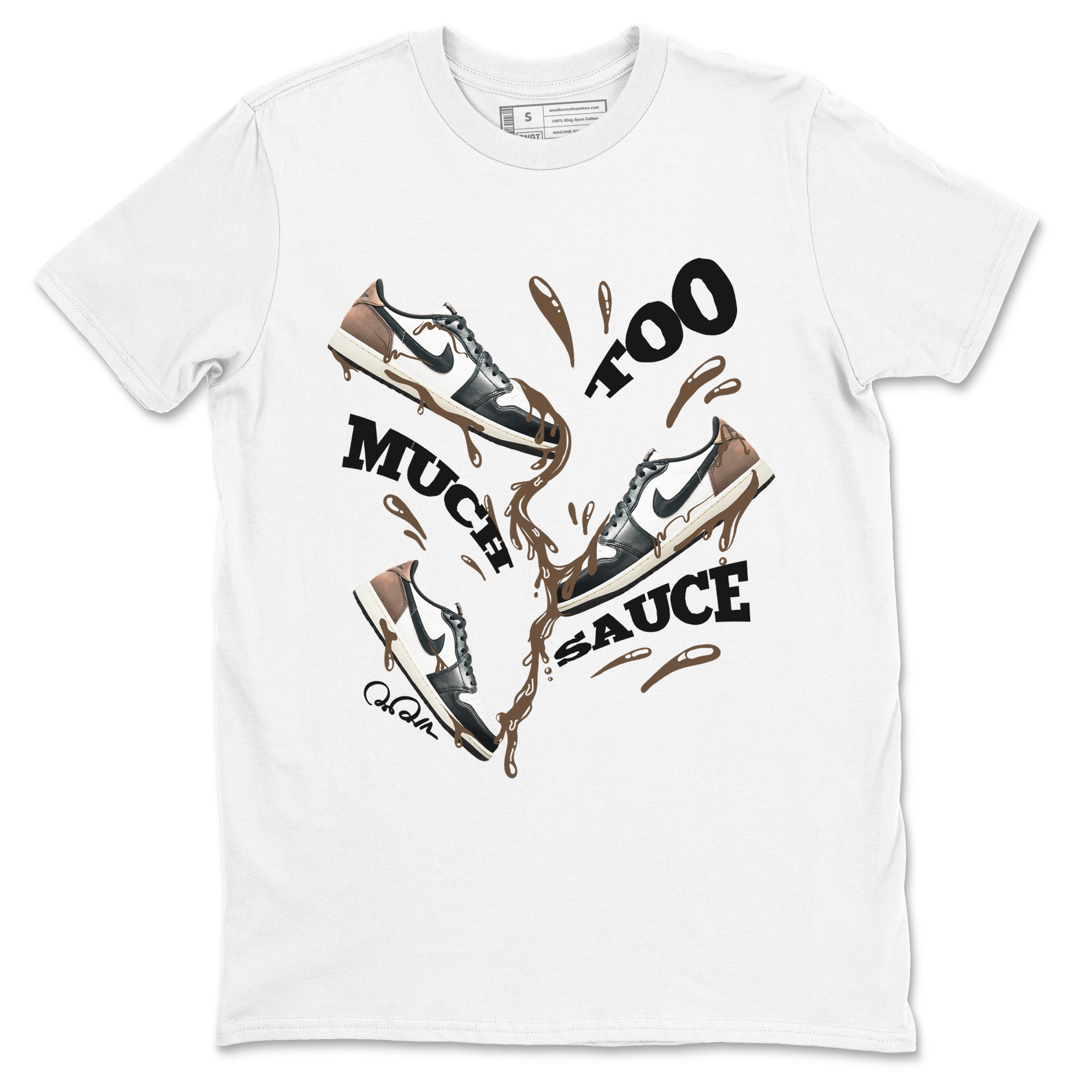Too Much Sauce snkmatch Tees - Air Jordan 1 Mocha