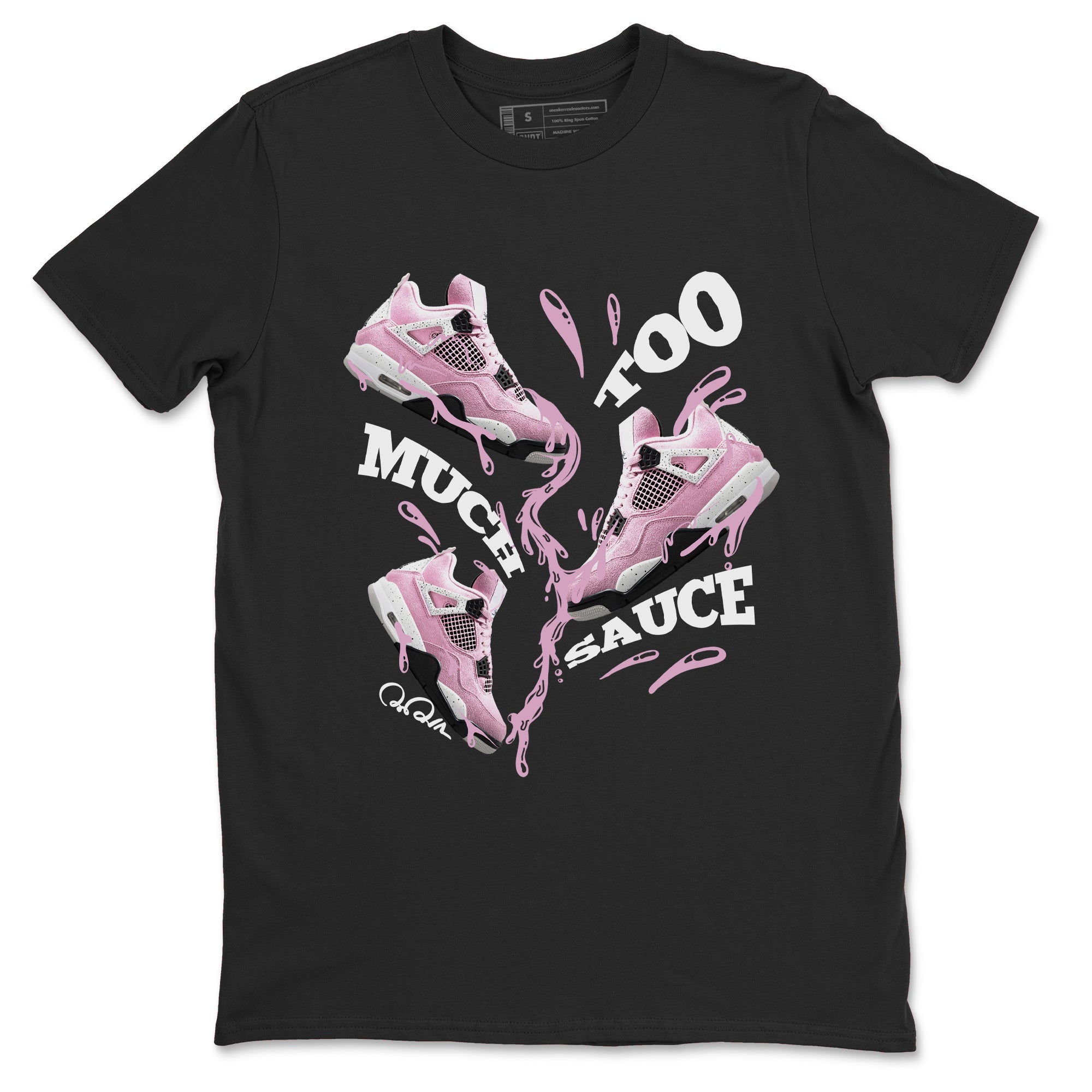 Too Much Sauce snkmatch Tees - Air Jordan 4 Orchid