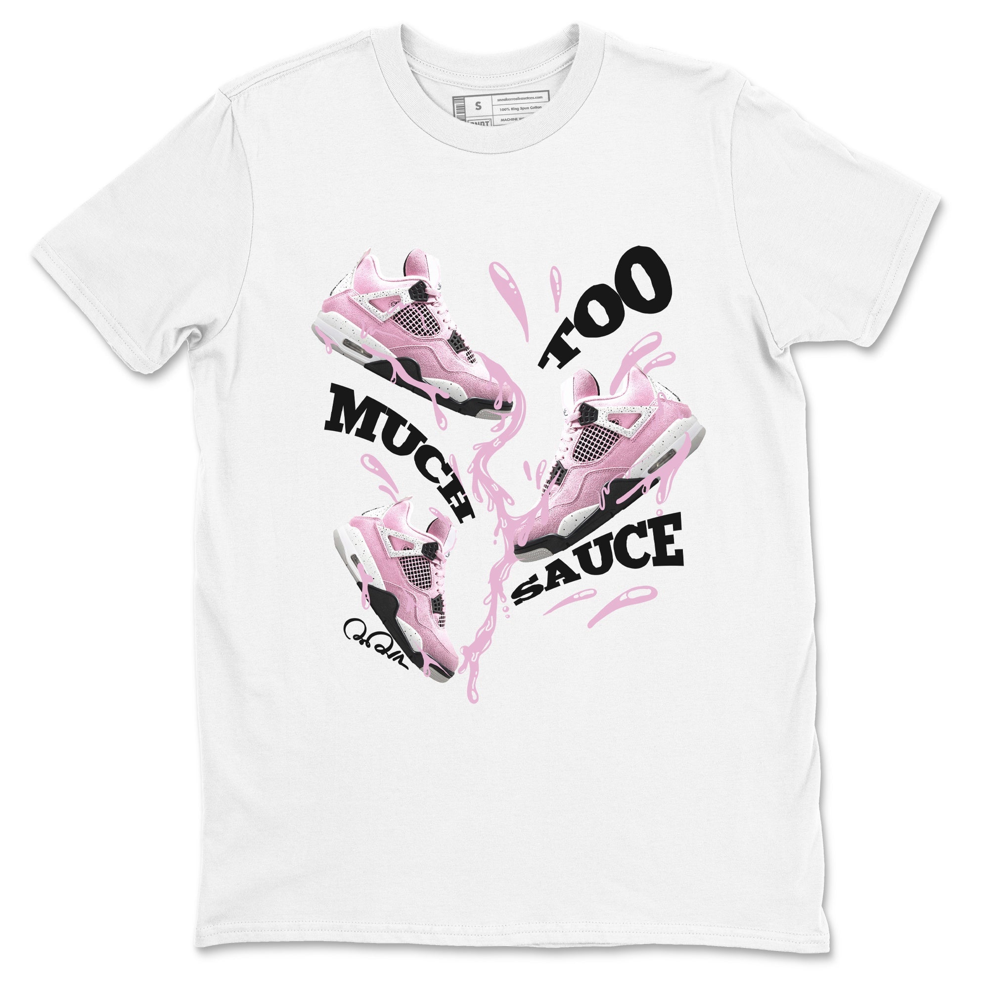 Too Much Sauce snkmatch Tees - Air Jordan 4 Orchid