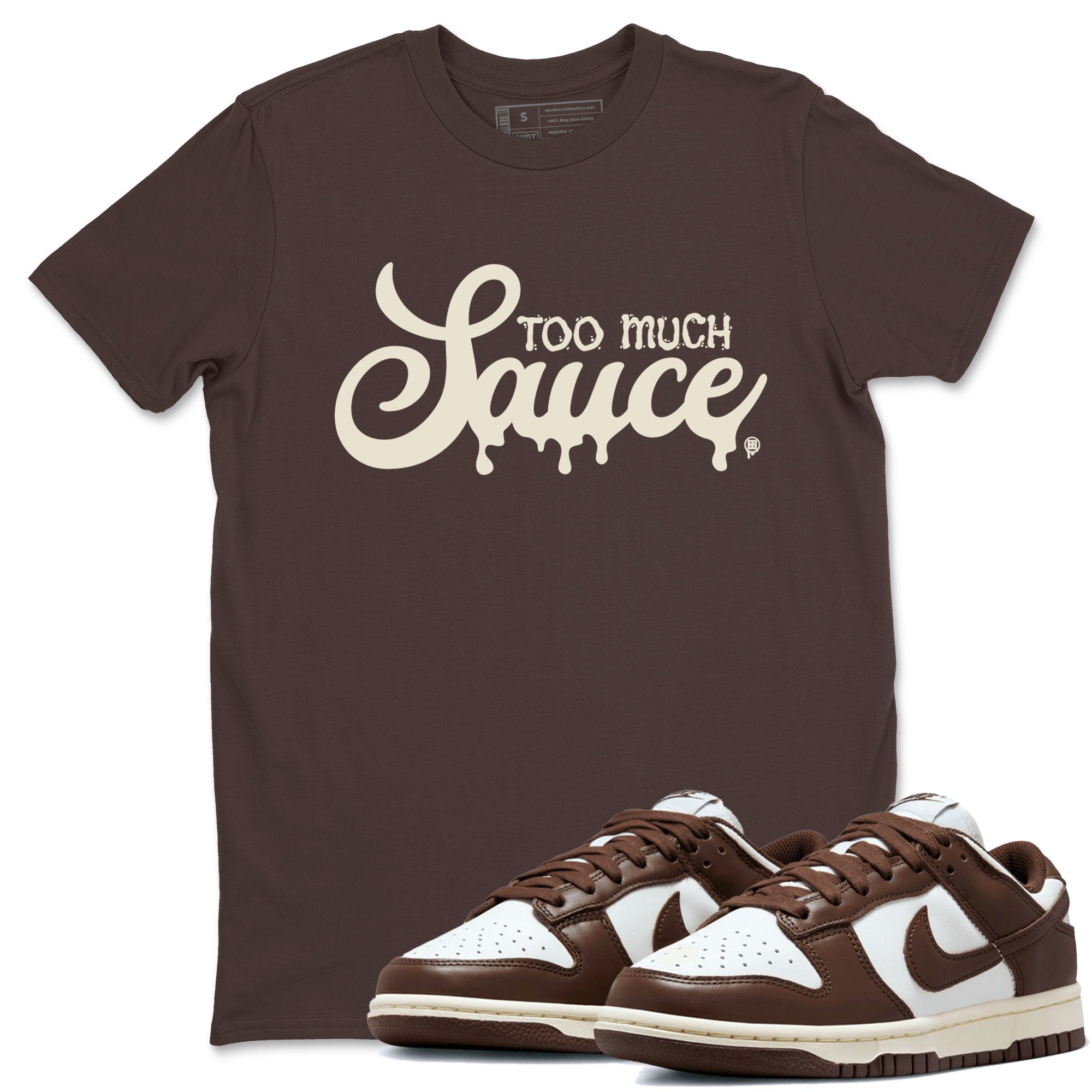 Too Much Sauce snkmatch Tee - Dunk Cacao Wow