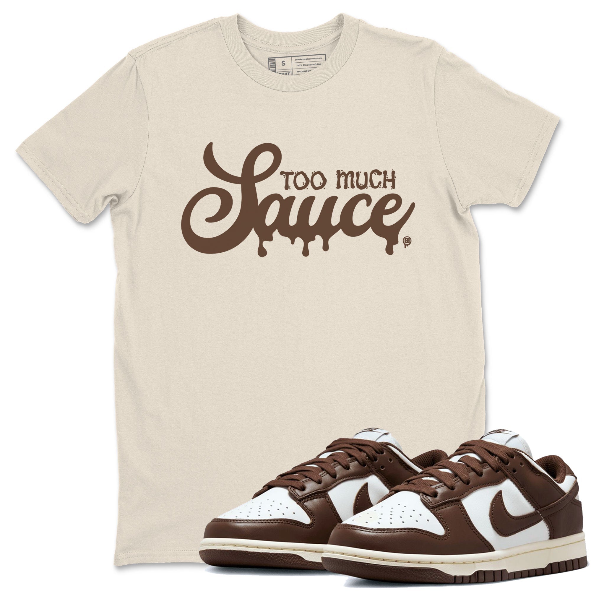 Too Much Sauce snkmatch Tee - Dunk Cacao Wow