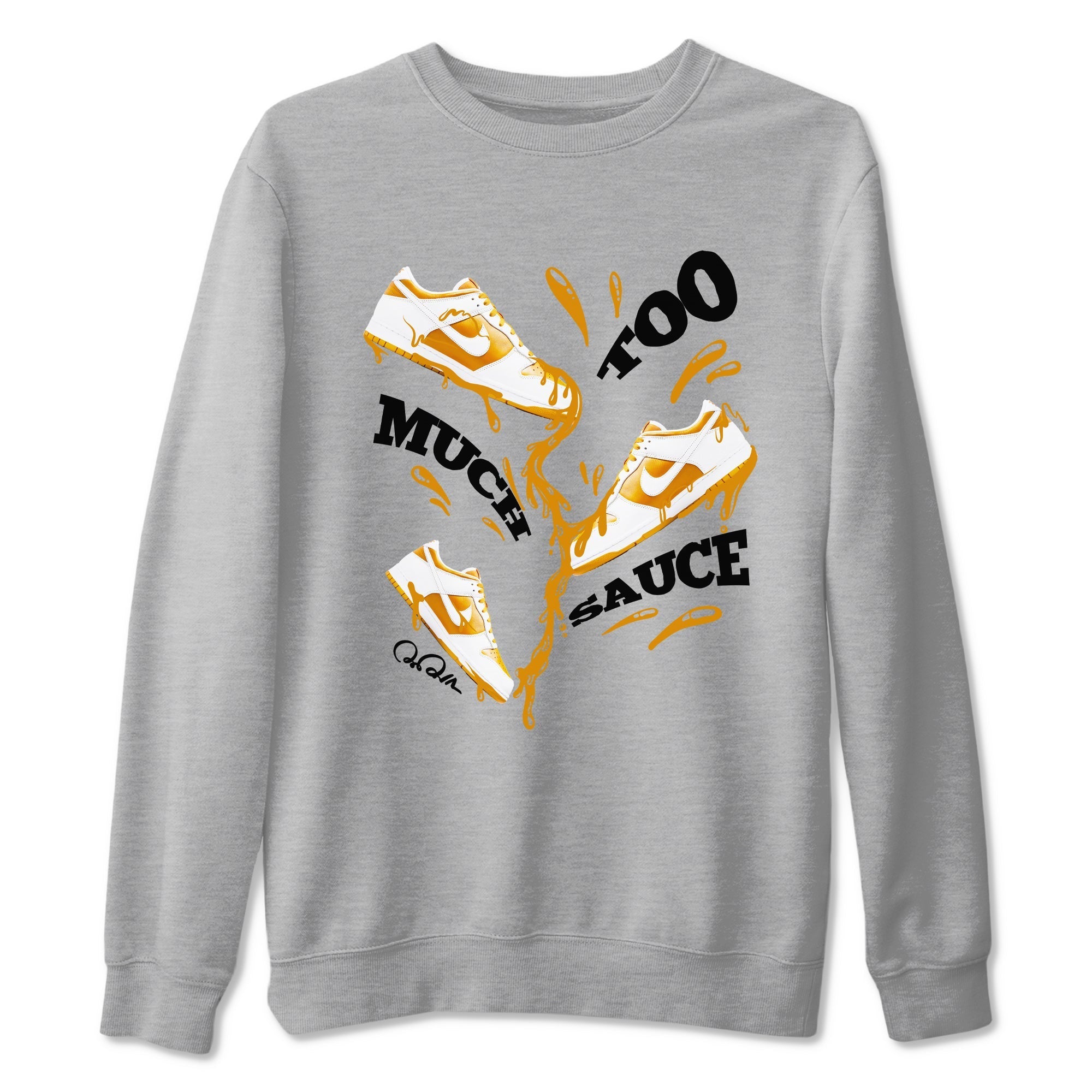 Too Much Sauce snkmatch Tees - Dunk Dark Curry