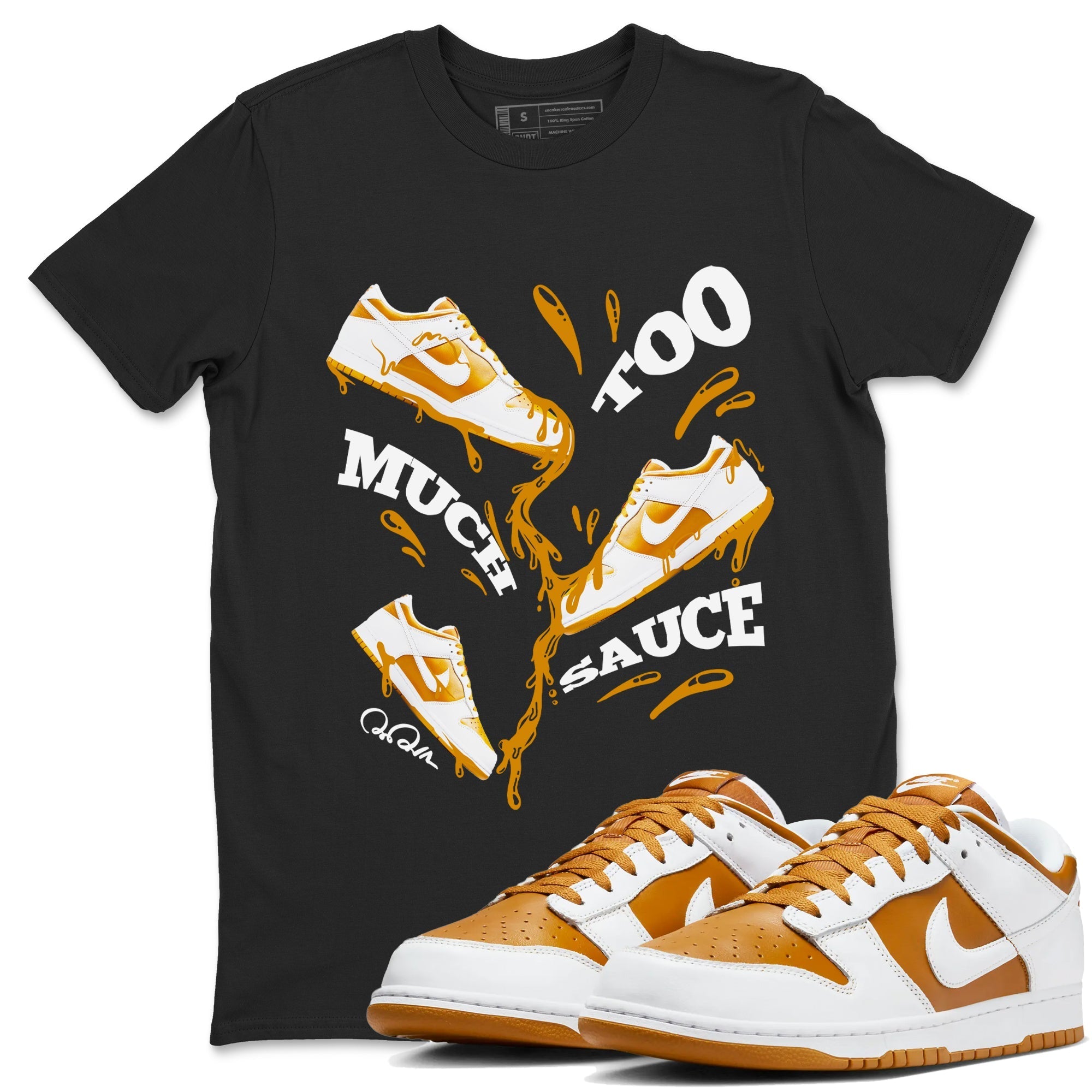 Too Much Sauce snkmatch Tees - Dunk Dark Curry