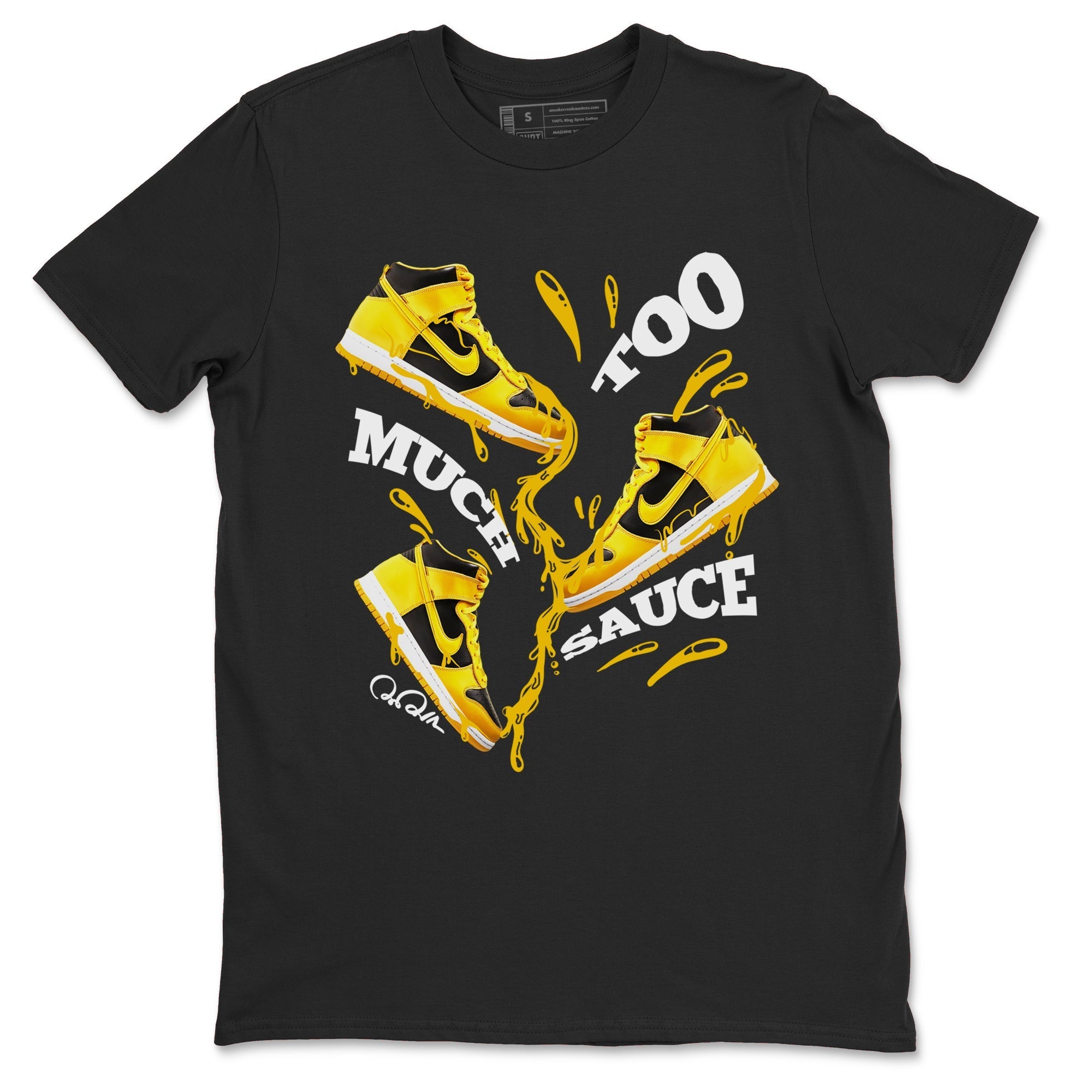 Too Much Sauce snkmatch Tees - Dunk High Pollen
