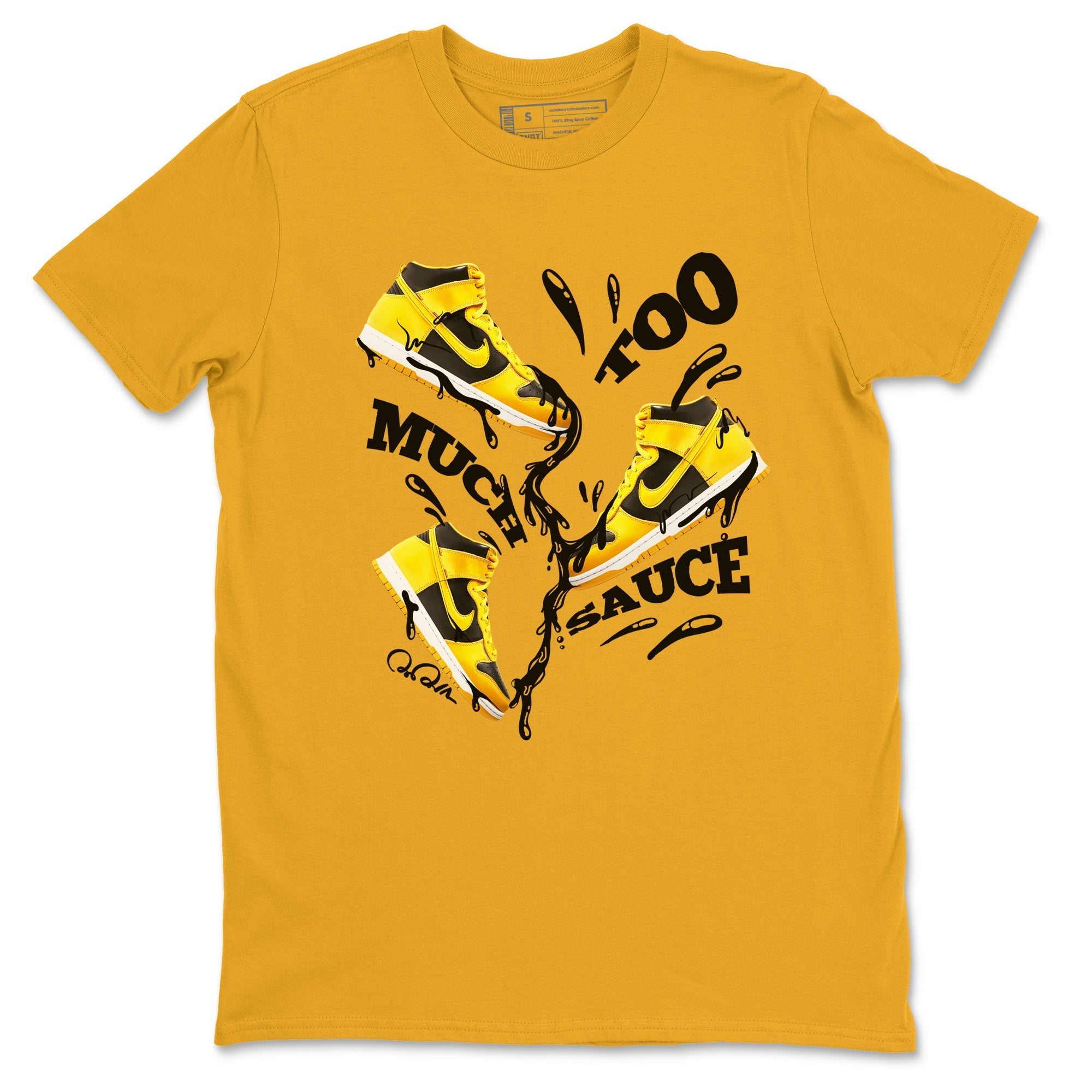 Too Much Sauce snkmatch Tees - Dunk High Pollen