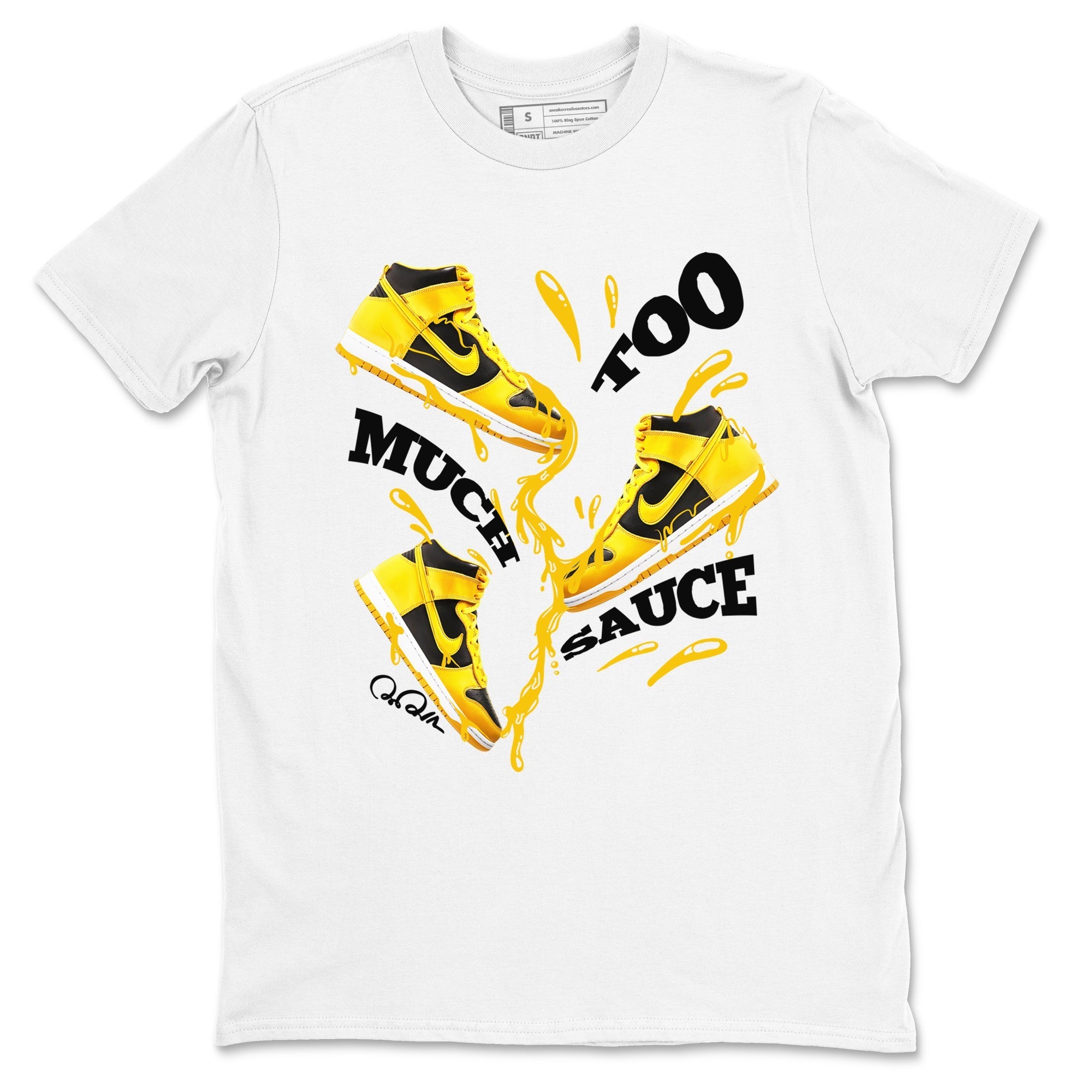 Too Much Sauce snkmatch Tees - Dunk High Pollen