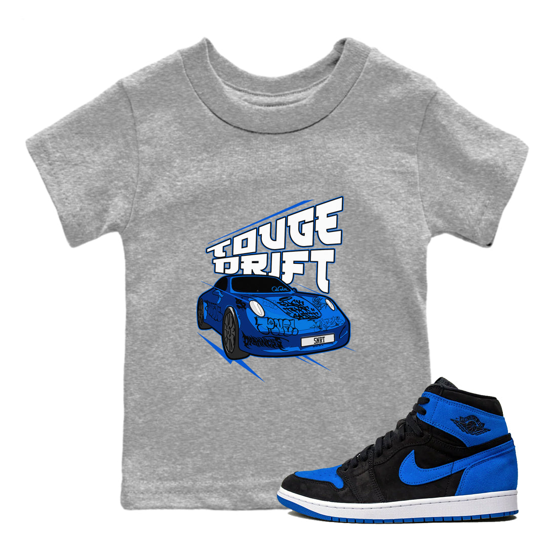 Touge Drift snkmatch Tee Kids - Air Jordan 1 Royal ReImagined