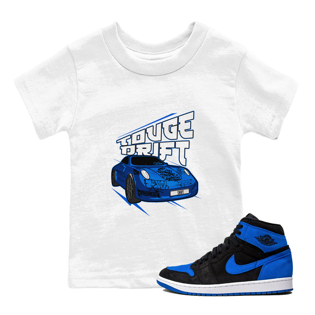 Touge Drift snkmatch Tee Kids - Air Jordan 1 Royal ReImagined