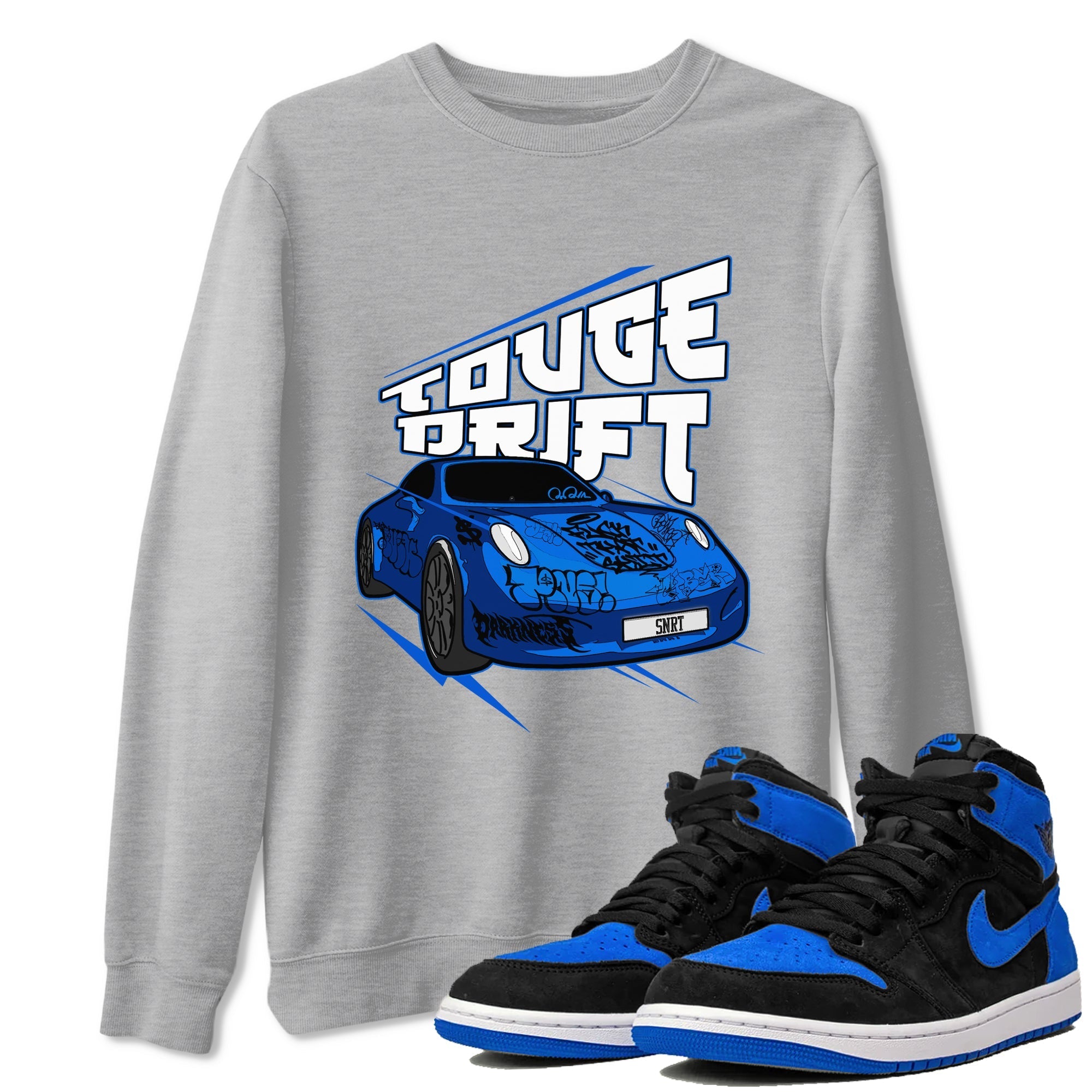 Touge Drift snkmatch Tee - Air Jordan 1 Royal ReImagined