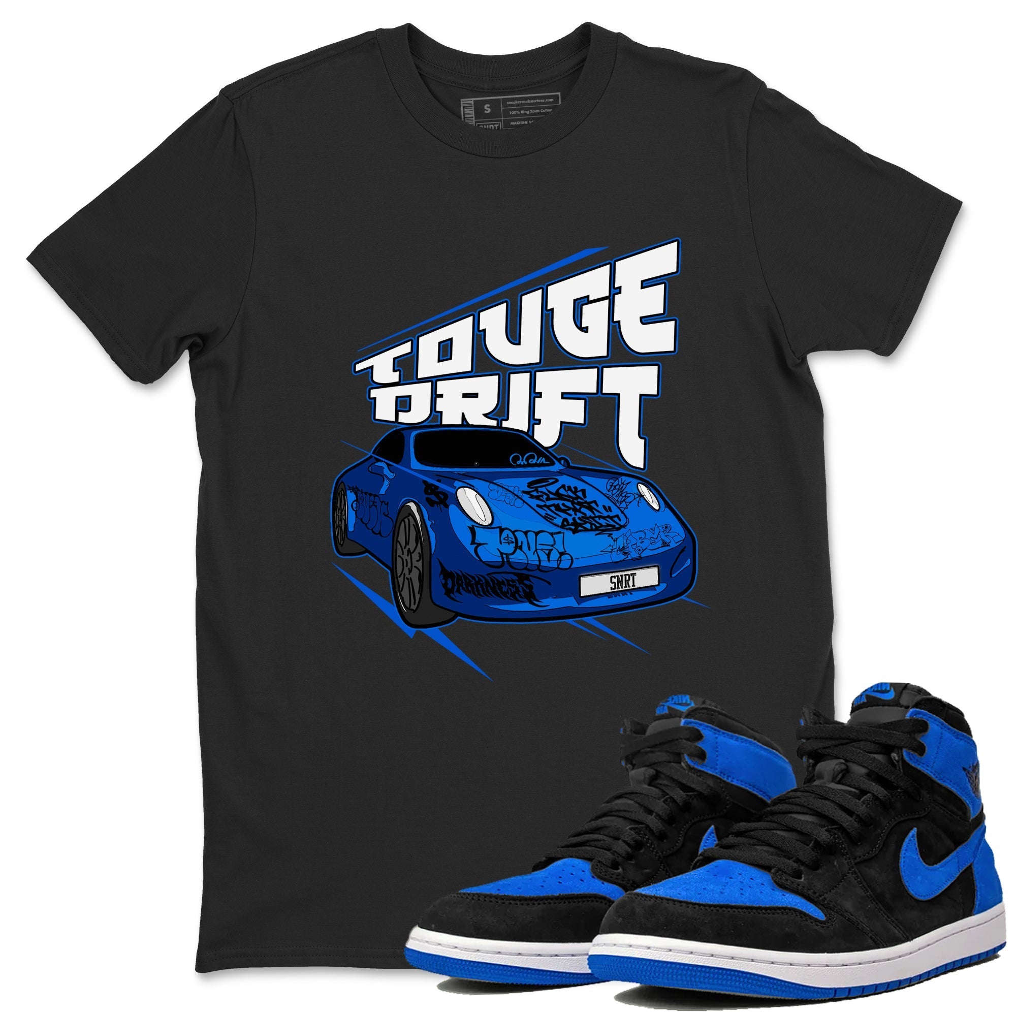 Touge Drift snkmatch Tee - Air Jordan 1 Royal ReImagined