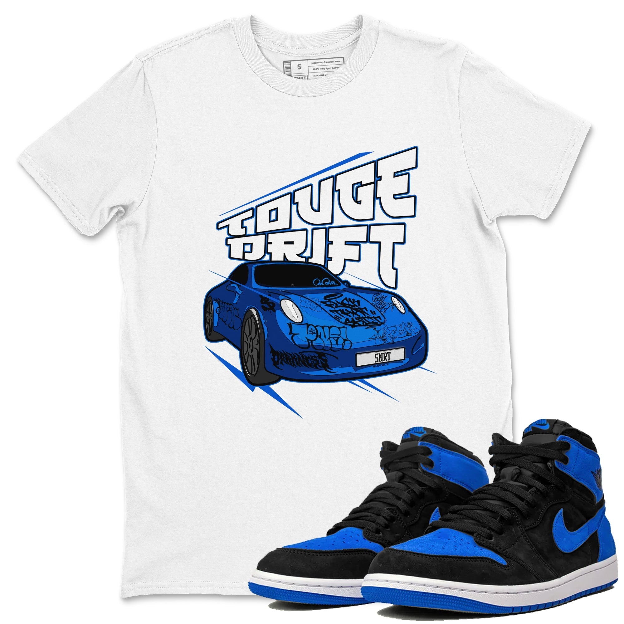 Touge Drift snkmatch Tee - Air Jordan 1 Royal ReImagined
