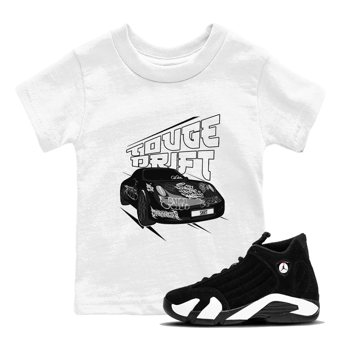 Touge Drift snkmatch Tee Kids - Air Jordan 14 Panda