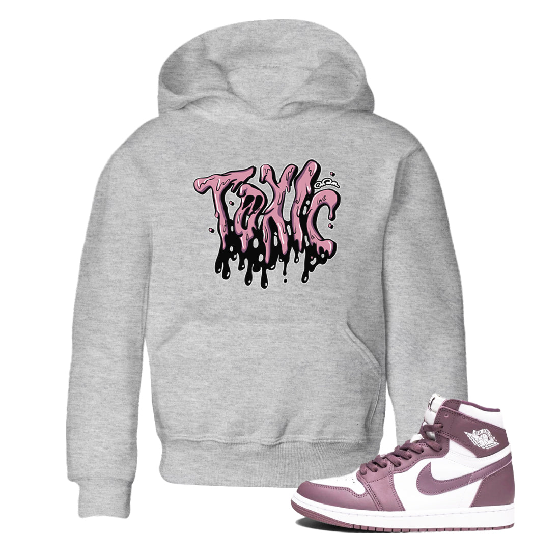 Toxic snkmatch Tee Kids - Air Jordan 1 Mauve