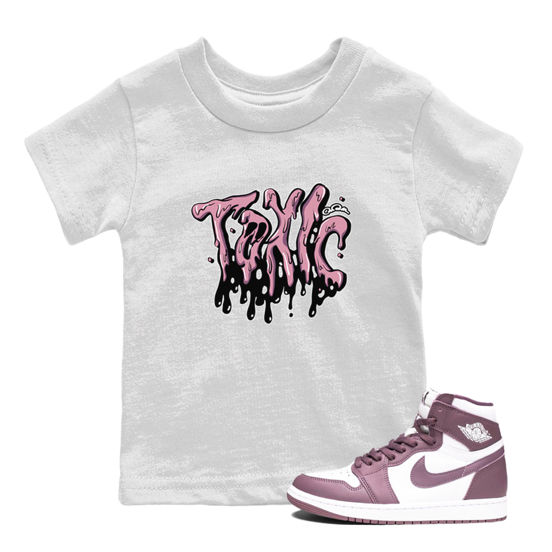 Toxic snkmatch Tee Kids - Air Jordan 1 Mauve