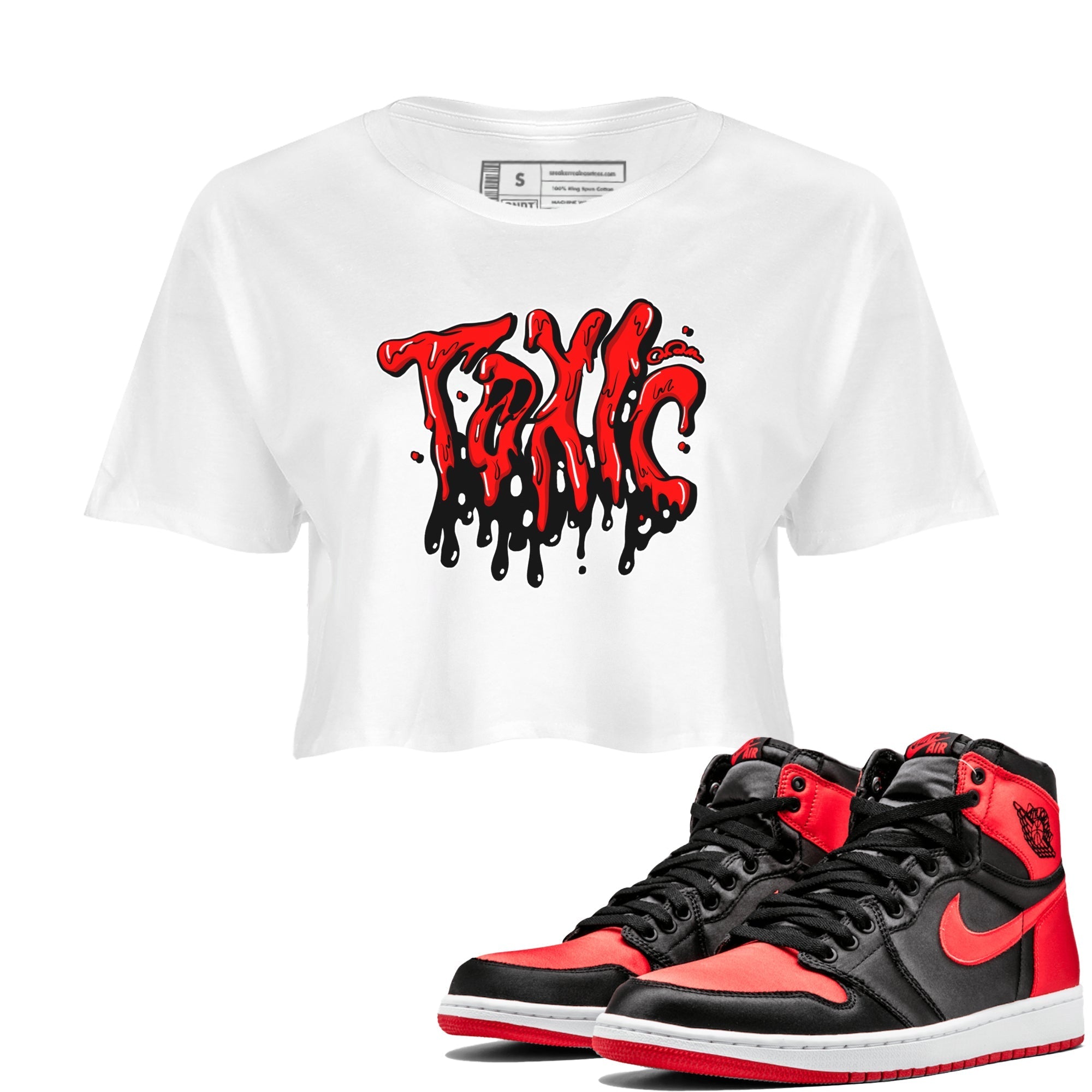 Toxic snkmatch Women's Top - Air Jordan 1 Satin Bred