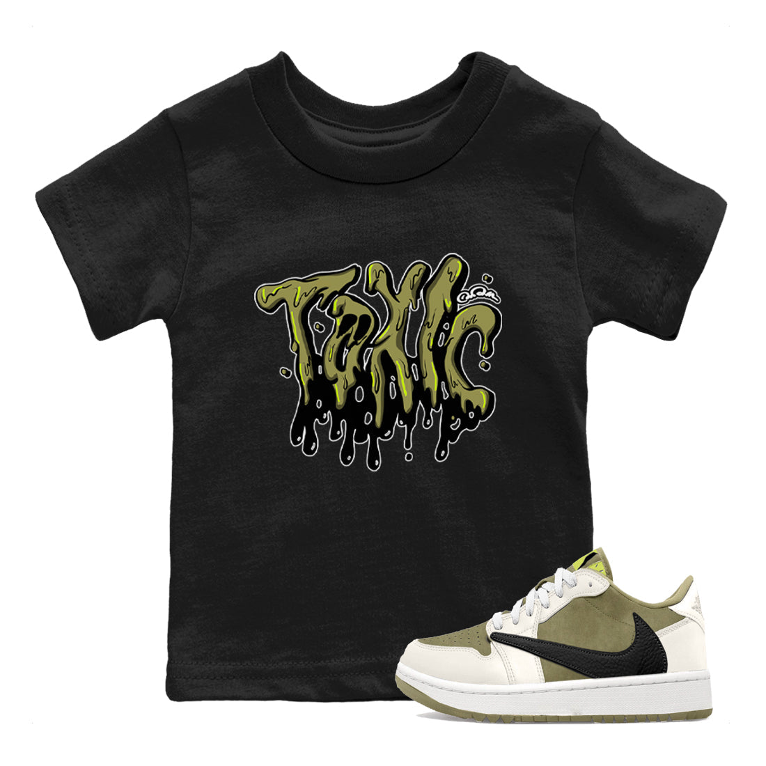 Toxic snkmatch Tee Kids - Air Jordan 1 Travis Scott Golf