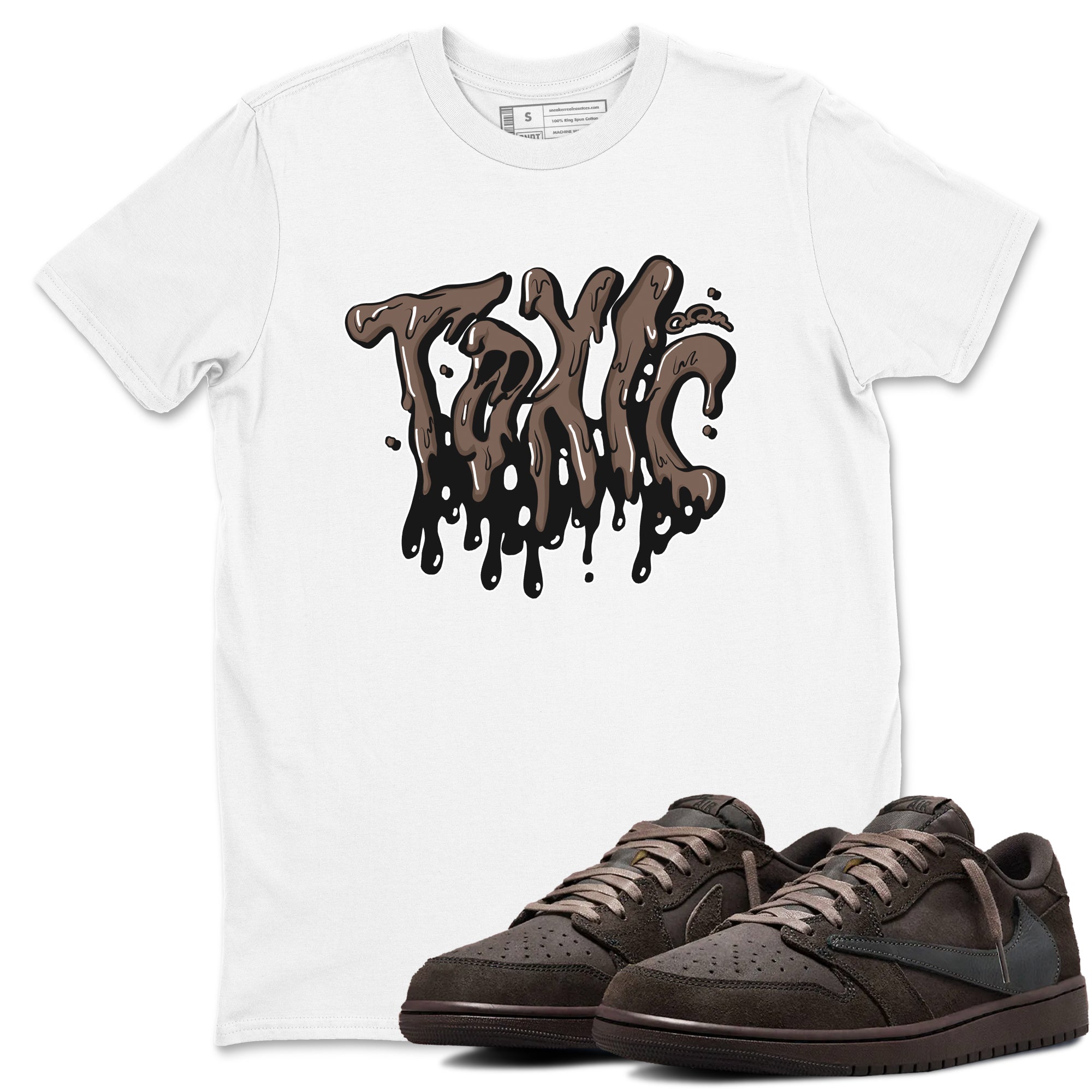 Toxic snkmatch Tees - Air Jordan 1 Travis Scott Velvet Brown