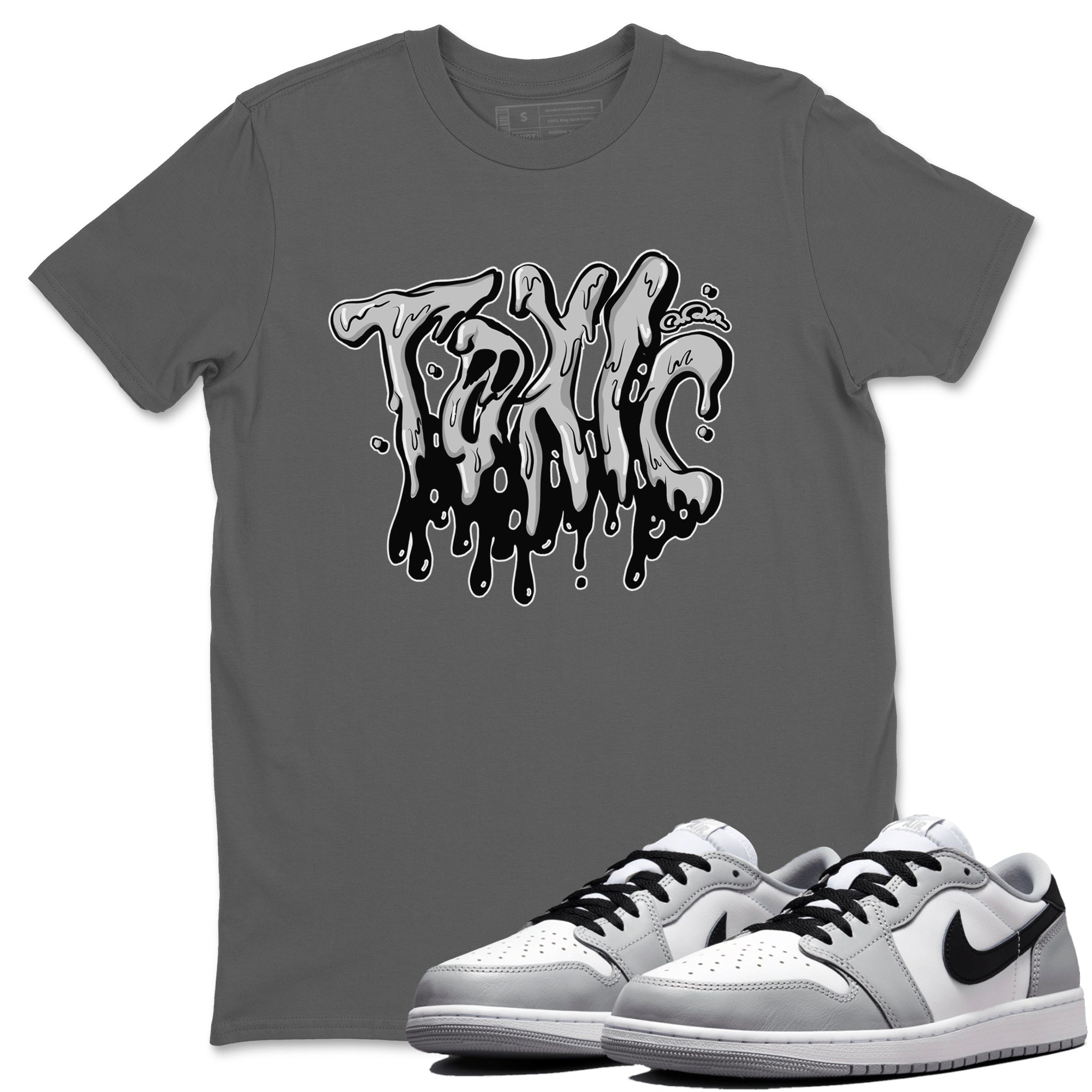 Toxic snkmatch Tees - Air Jordan 1 Wolf Grey