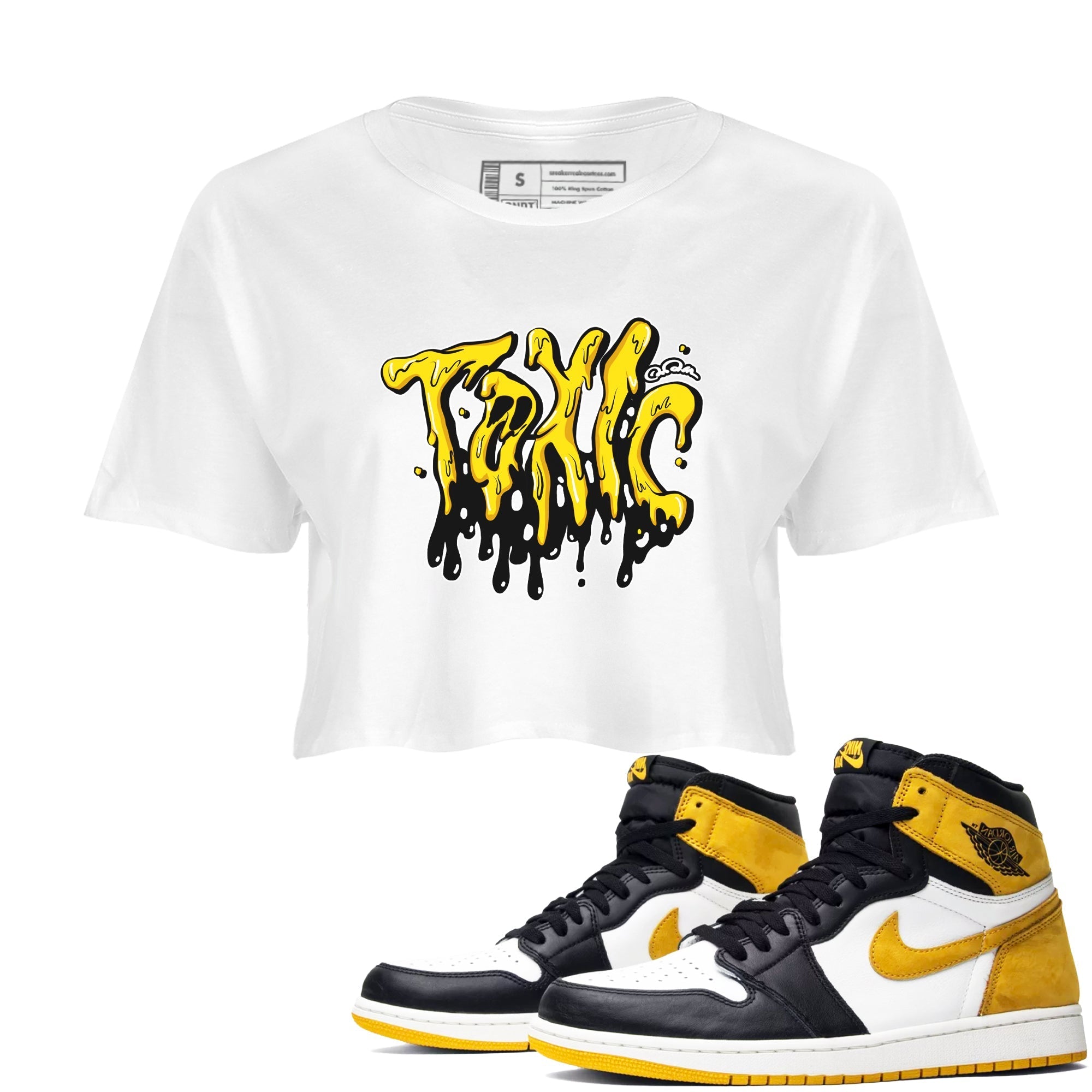 Toxic snkmatch Women's Top - Air Jordan 1 Yellow Ochre