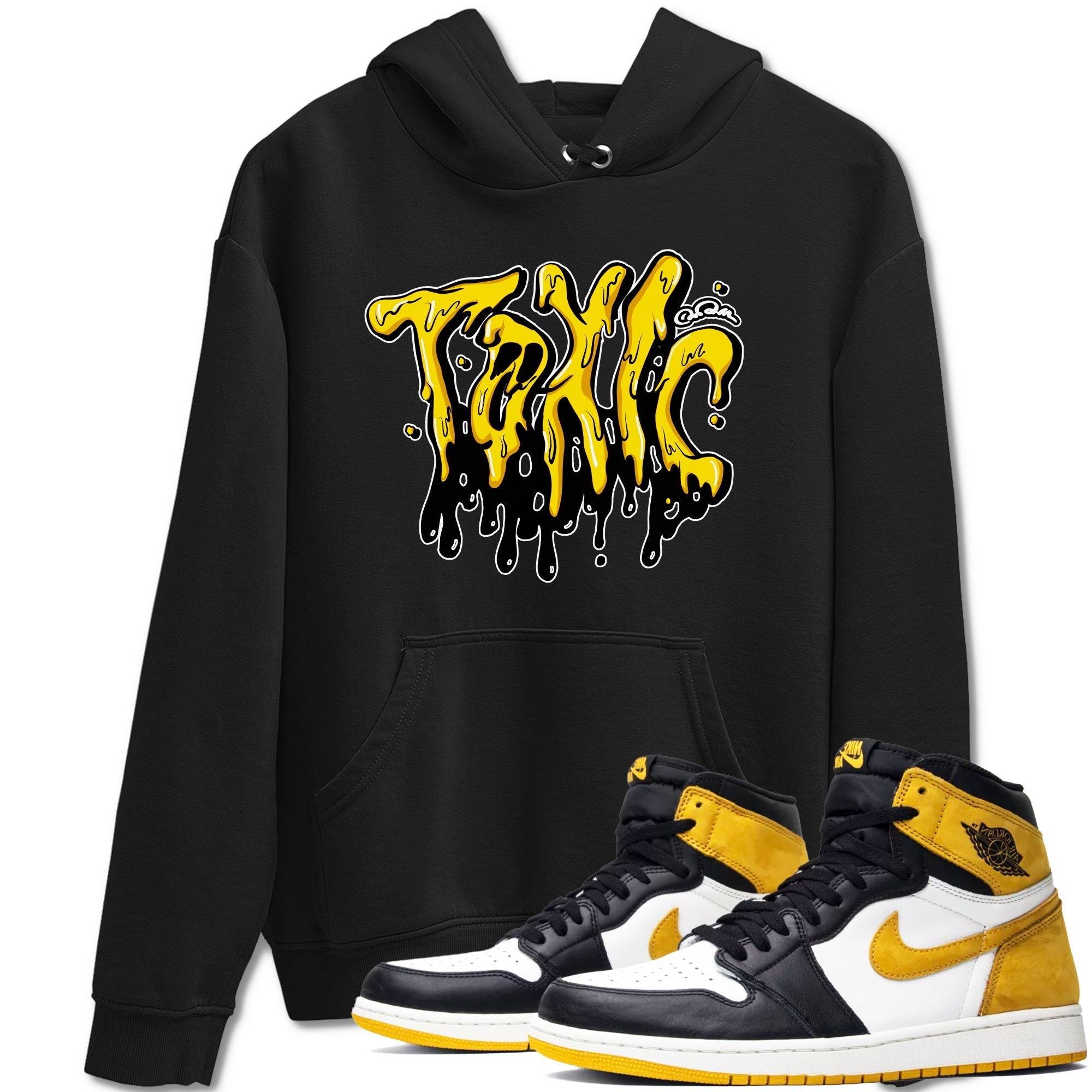 Toxic snkmatch Tees - Air Jordan 1 Yellow Ochre