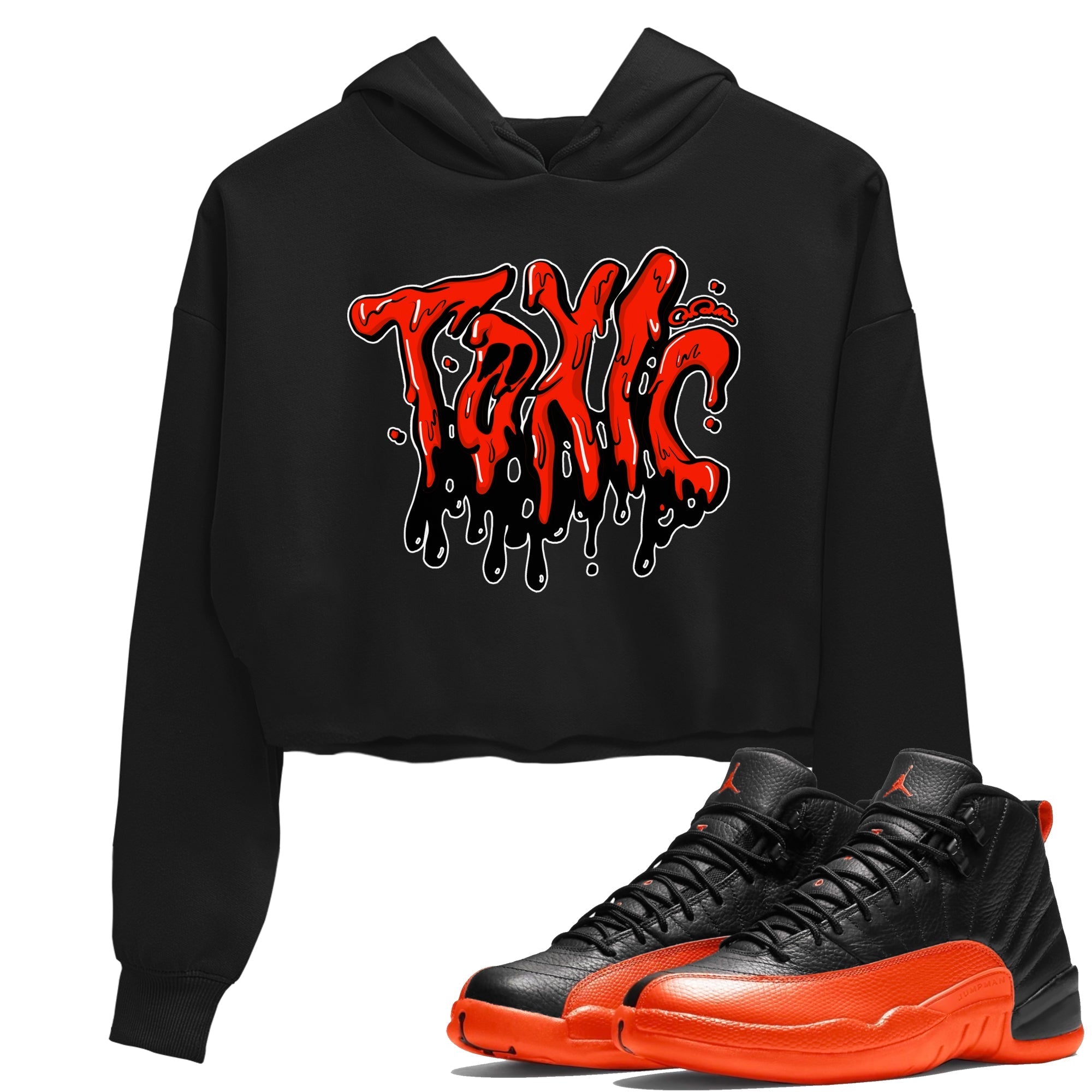 Toxic Women's Tops - Air Jordan 12 Brilliant Orange