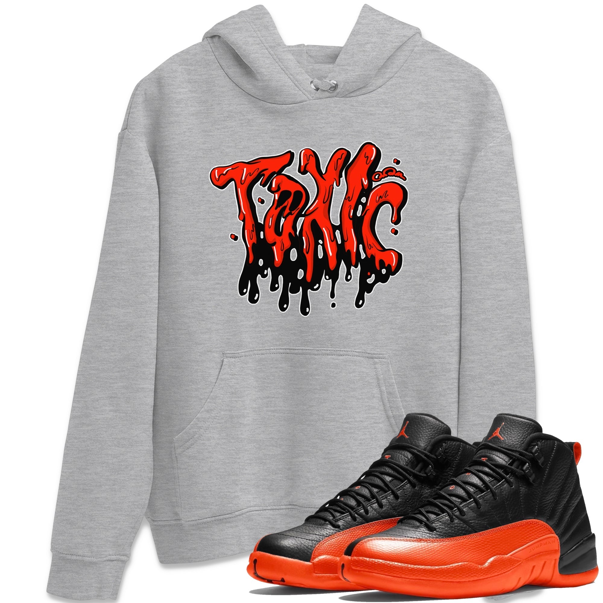 Toxic Unisex Tops - Air Jordan 12 Brilliant Orange